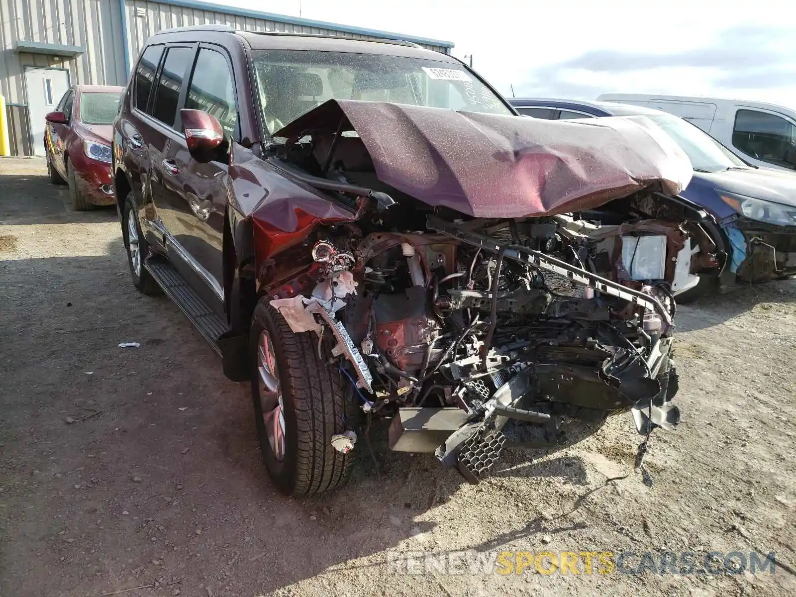 1 Photograph of a damaged car JTJBM7FX8K5215798 LEXUS GX 2019