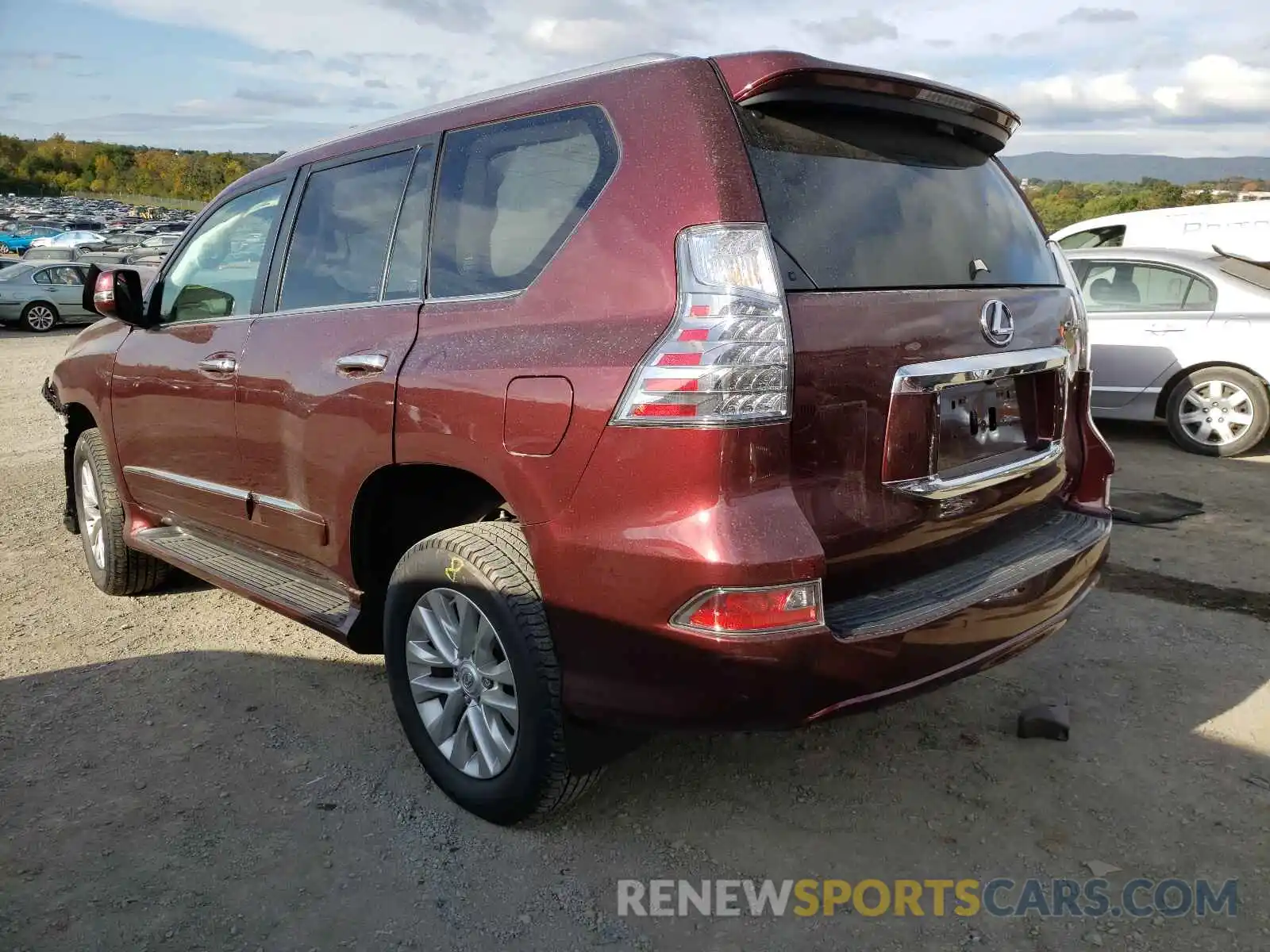 3 Фотография поврежденного автомобиля JTJBM7FX8K5215798 LEXUS GX 2019