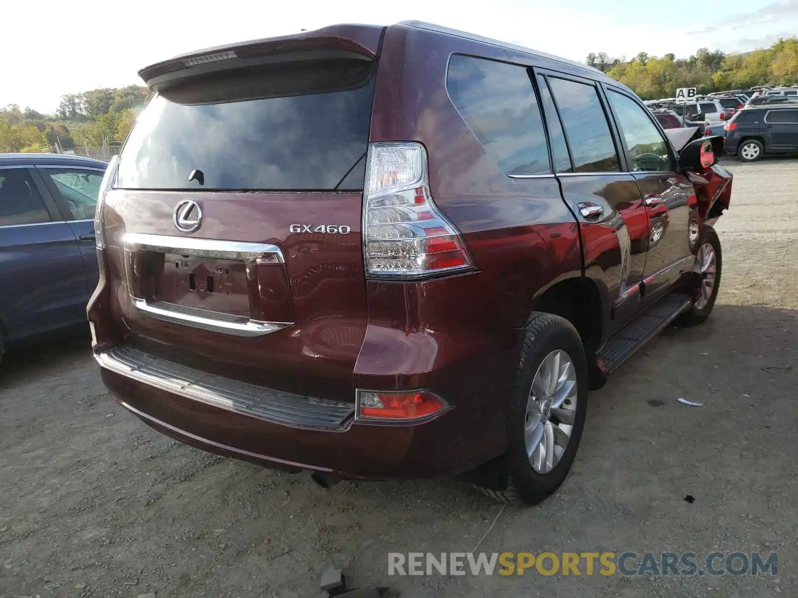 4 Фотография поврежденного автомобиля JTJBM7FX8K5215798 LEXUS GX 2019