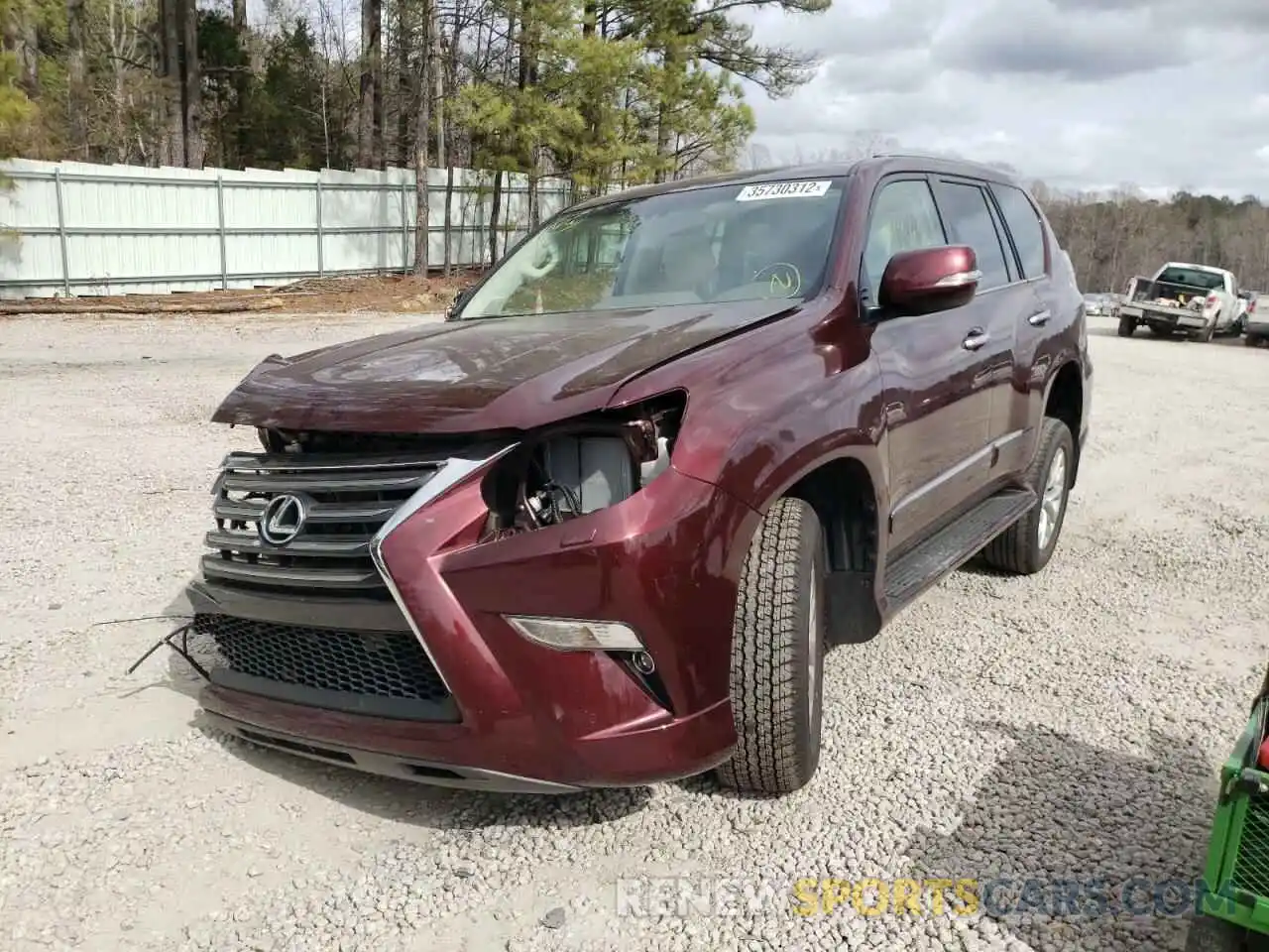 2 Photograph of a damaged car JTJBM7FX8K5216126 LEXUS GX 2019