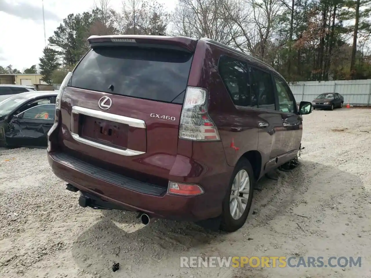 4 Photograph of a damaged car JTJBM7FX8K5216126 LEXUS GX 2019