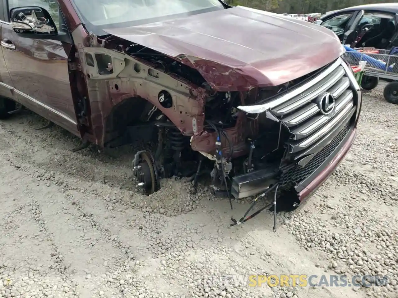 9 Photograph of a damaged car JTJBM7FX8K5216126 LEXUS GX 2019