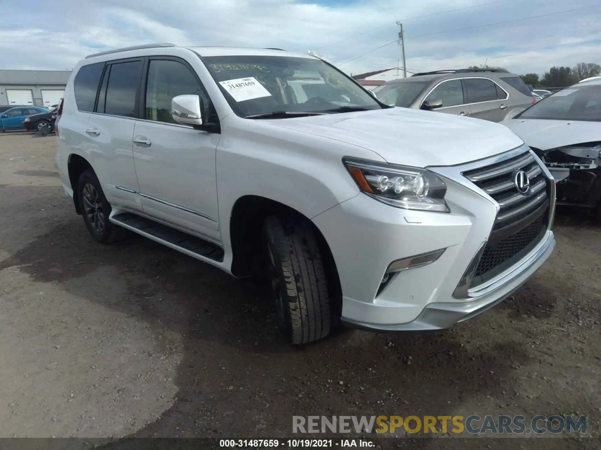 1 Photograph of a damaged car JTJBM7FX8K5216725 LEXUS GX 2019