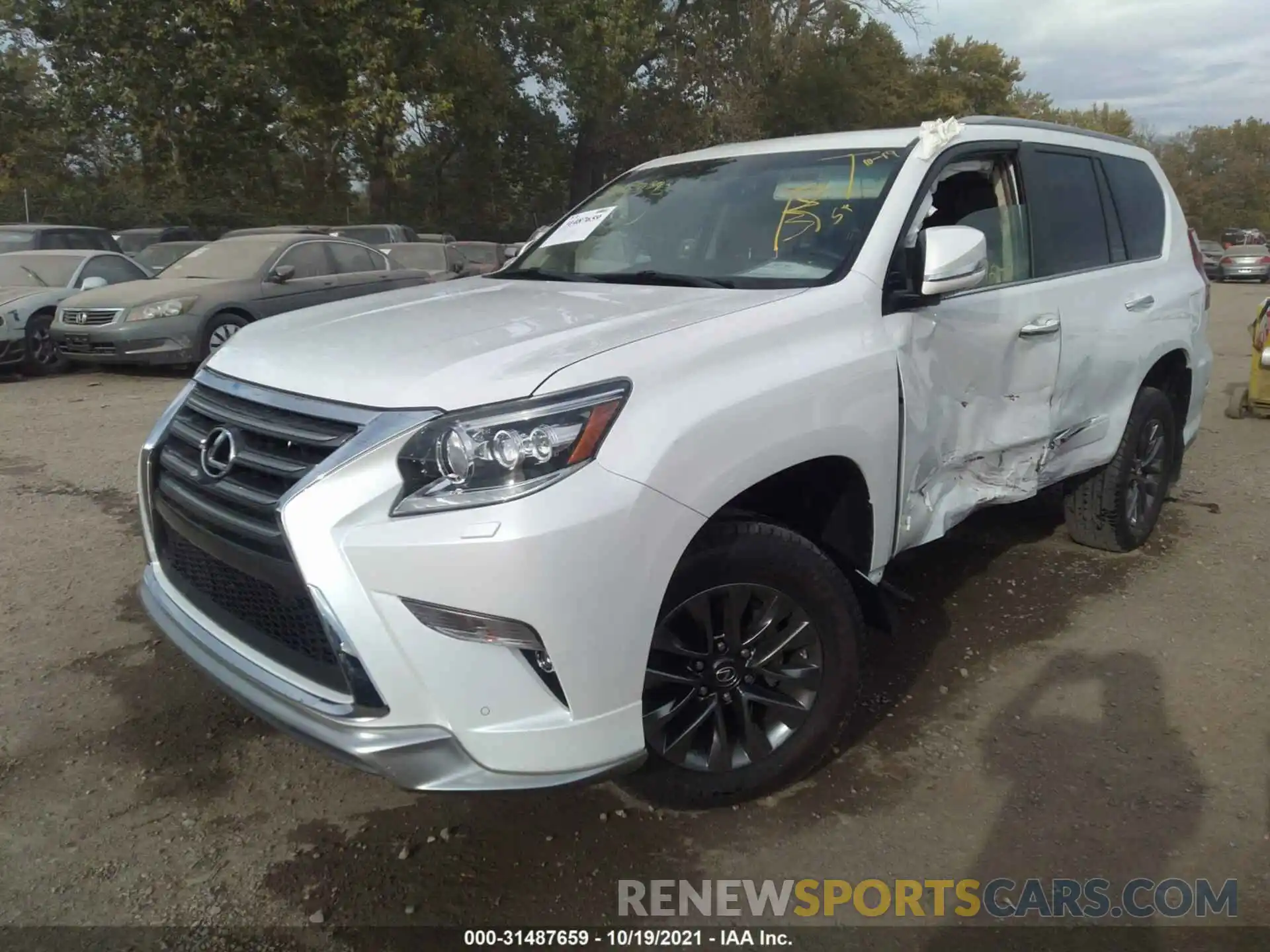 2 Photograph of a damaged car JTJBM7FX8K5216725 LEXUS GX 2019