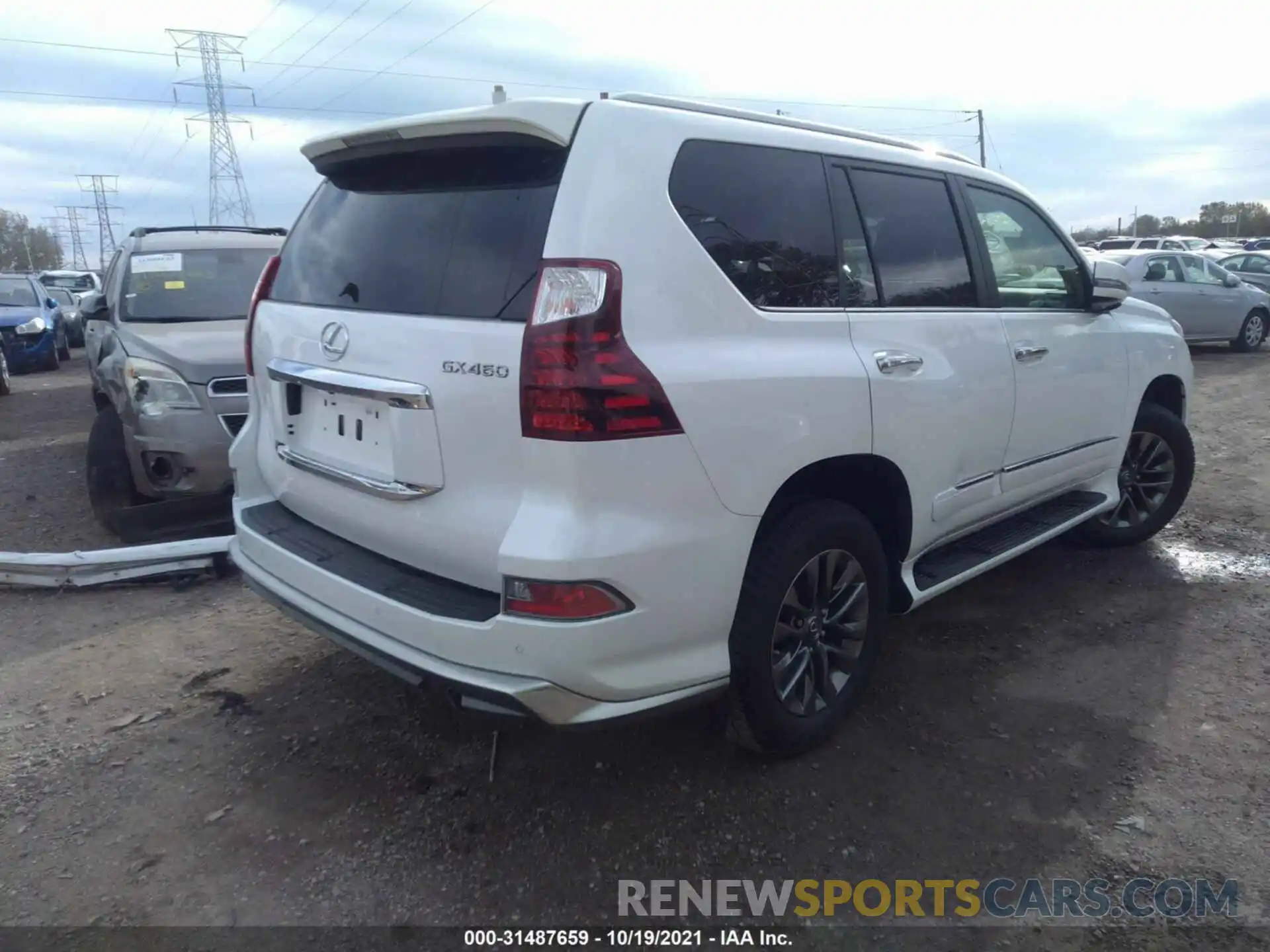 4 Photograph of a damaged car JTJBM7FX8K5216725 LEXUS GX 2019