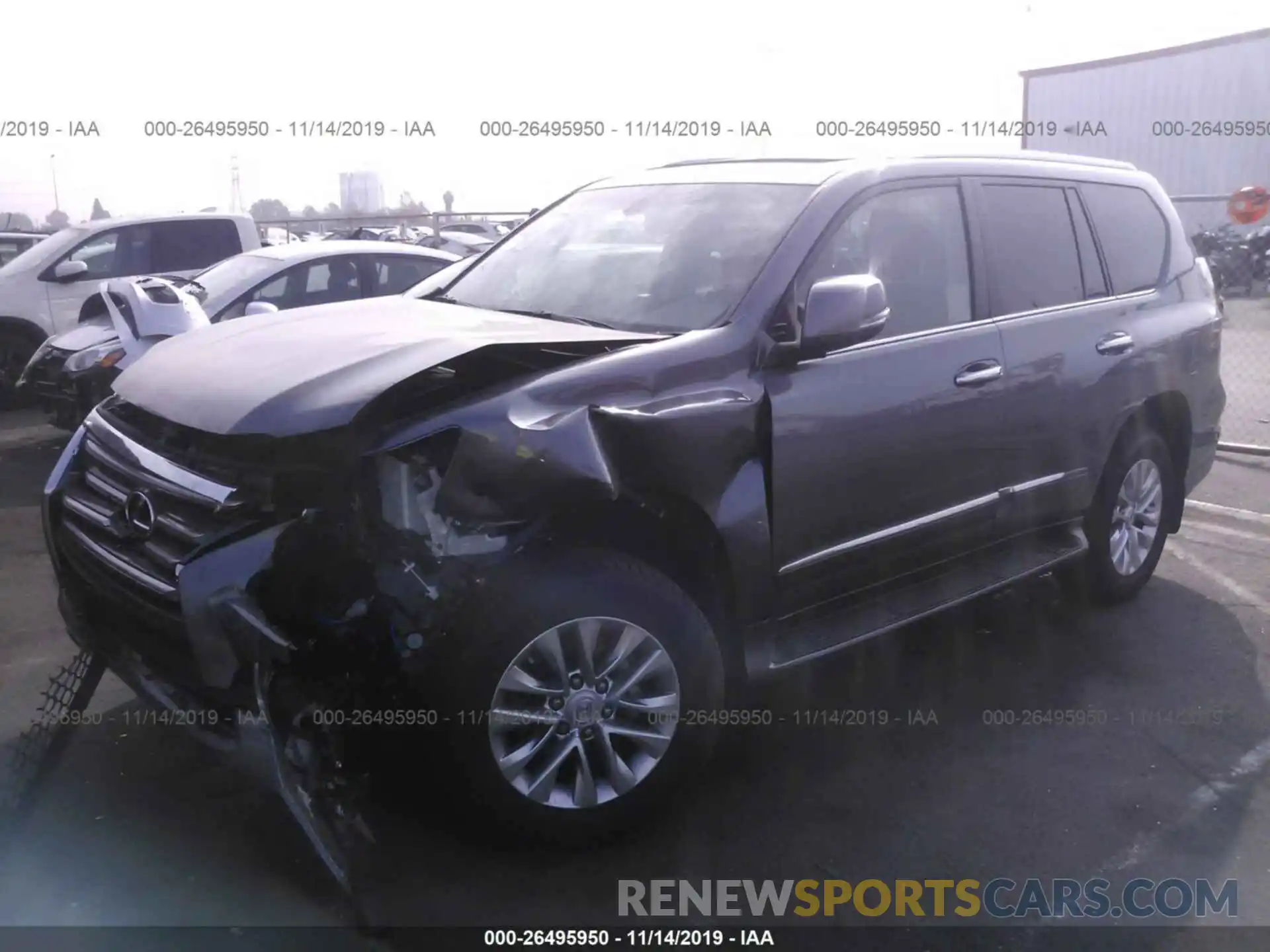 2 Photograph of a damaged car JTJBM7FX8K5217776 LEXUS GX 2019