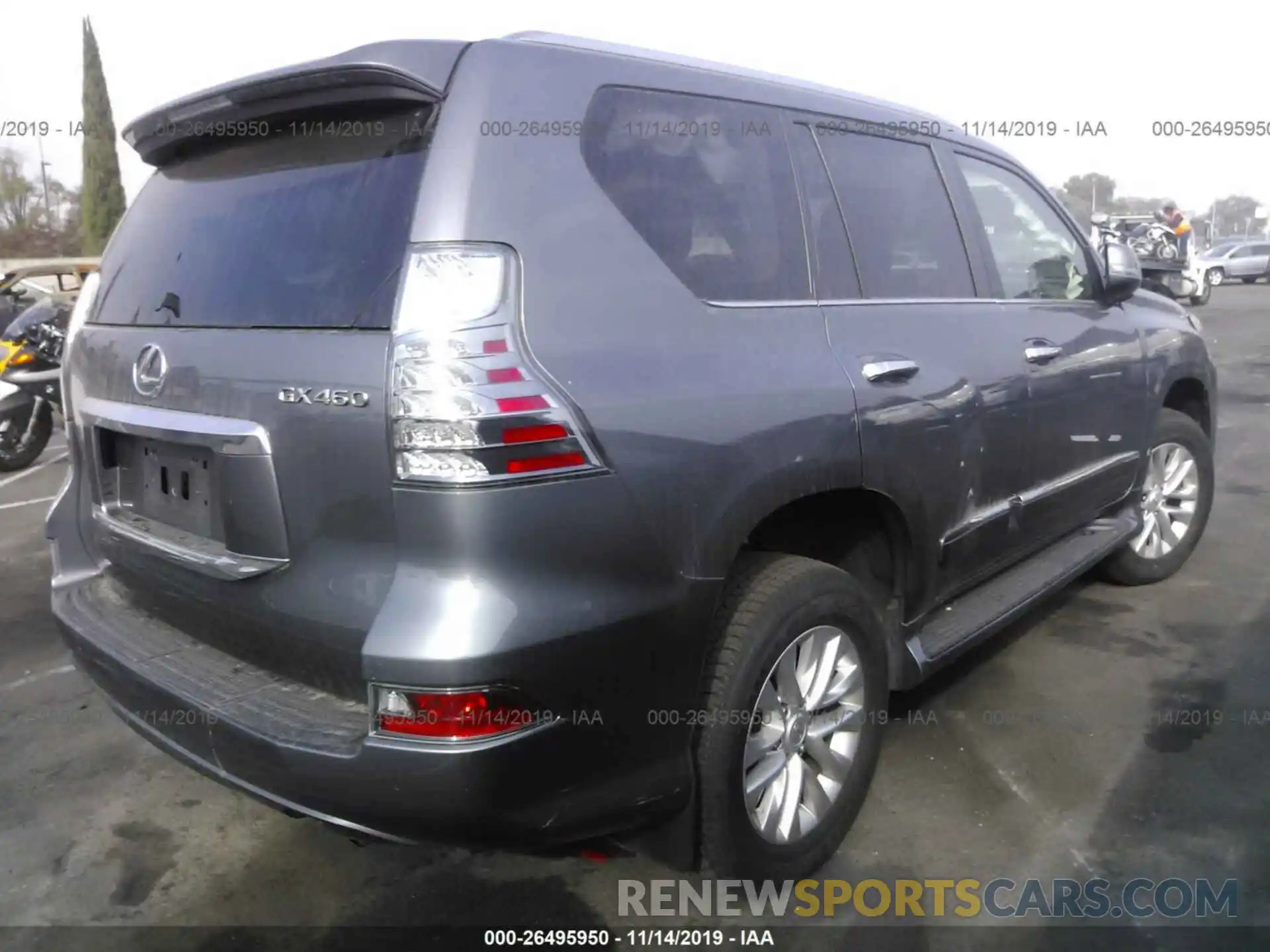 4 Фотография поврежденного автомобиля JTJBM7FX8K5217776 LEXUS GX 2019