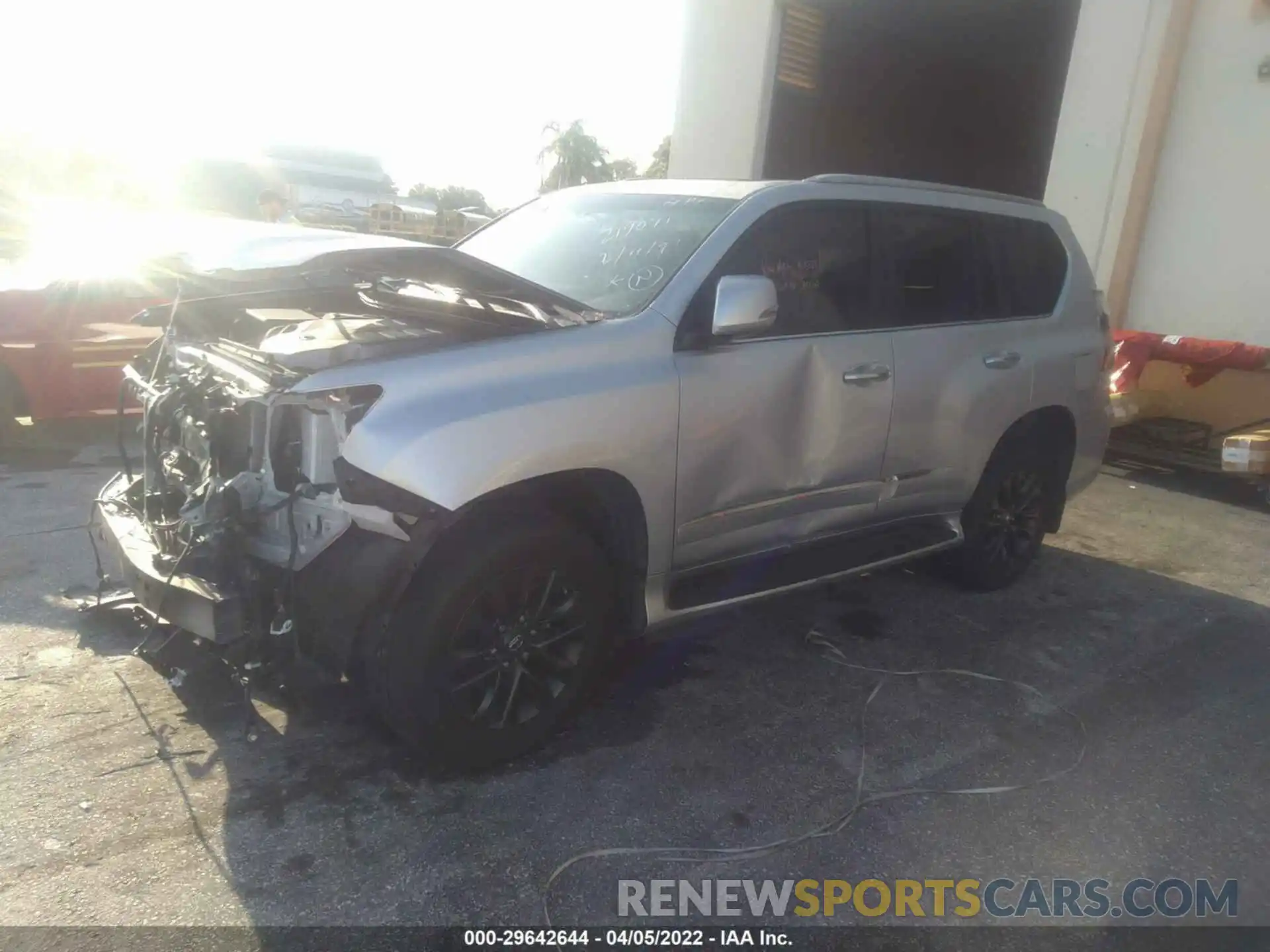 2 Photograph of a damaged car JTJBM7FX8K5219091 LEXUS GX 2019