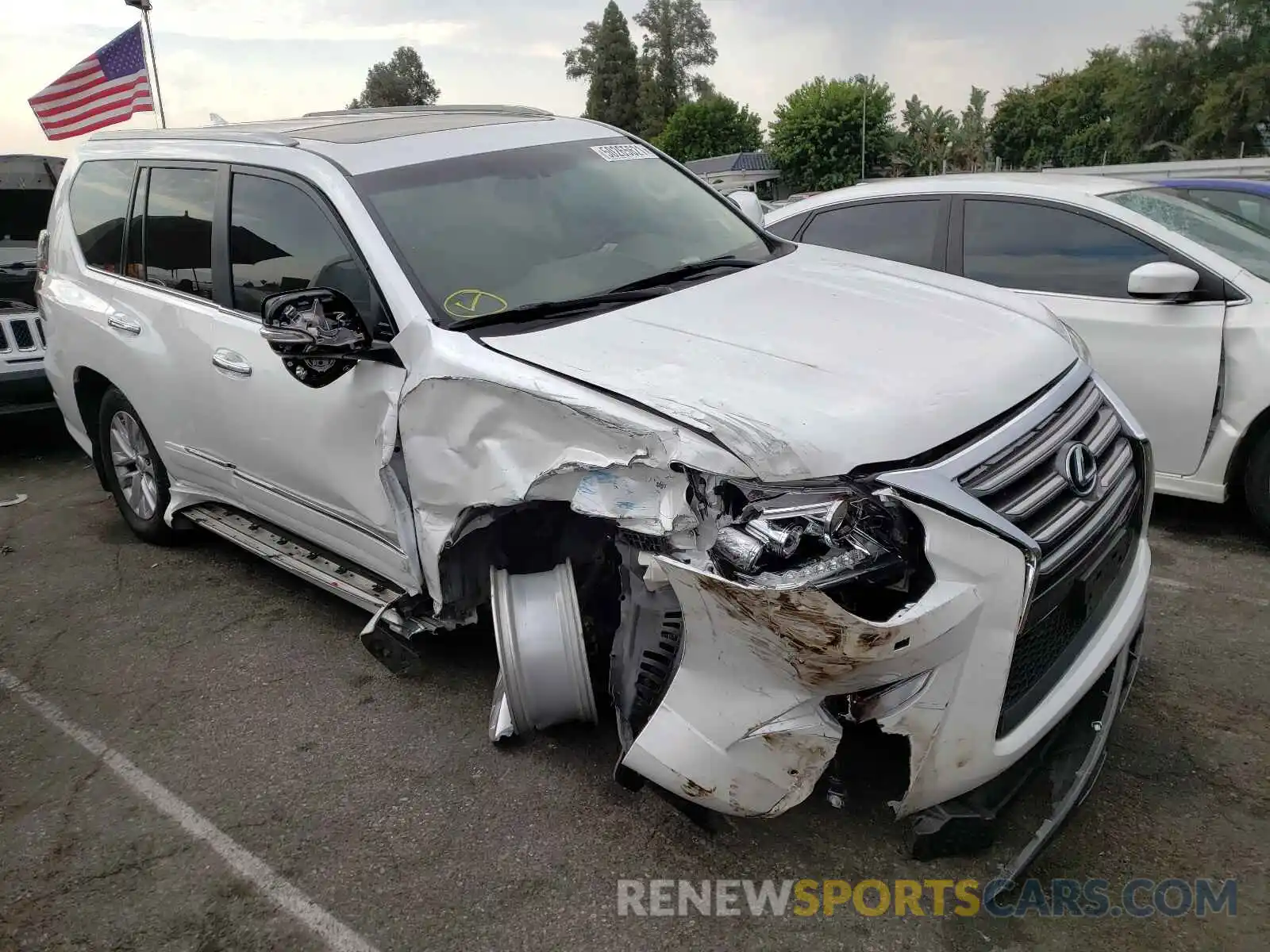 1 Photograph of a damaged car JTJBM7FX8K5219432 LEXUS GX 2019