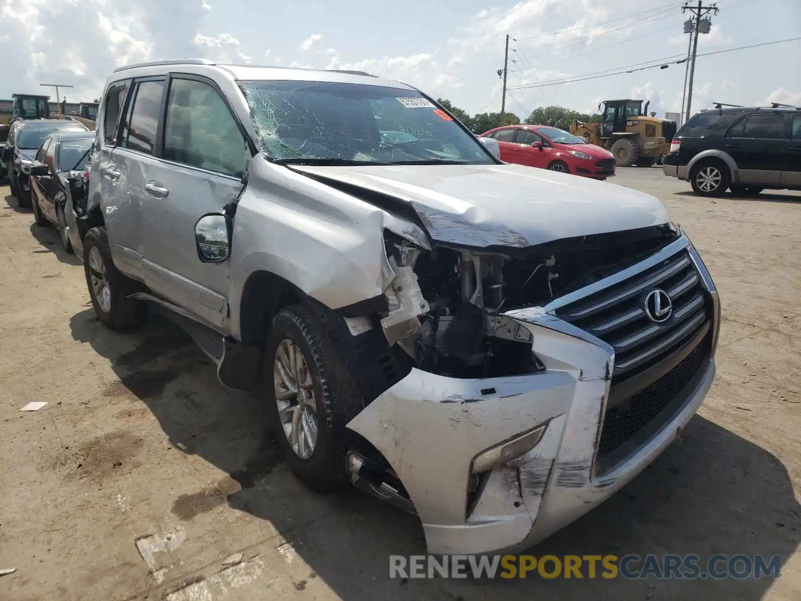 1 Photograph of a damaged car JTJBM7FX8K5219625 LEXUS GX 2019