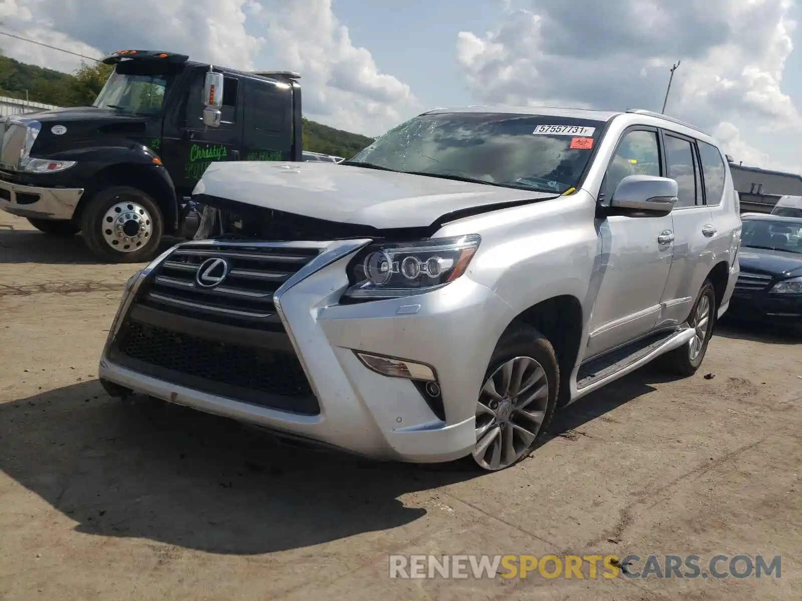 2 Photograph of a damaged car JTJBM7FX8K5219625 LEXUS GX 2019