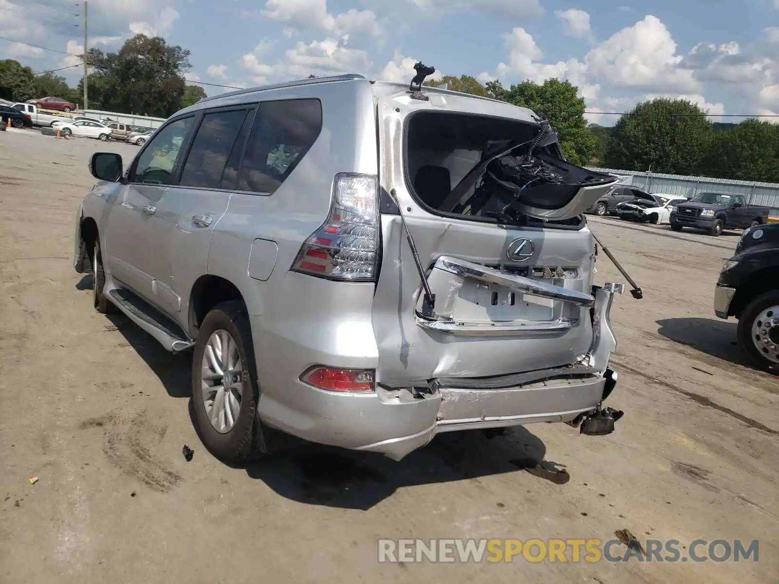 3 Фотография поврежденного автомобиля JTJBM7FX8K5219625 LEXUS GX 2019