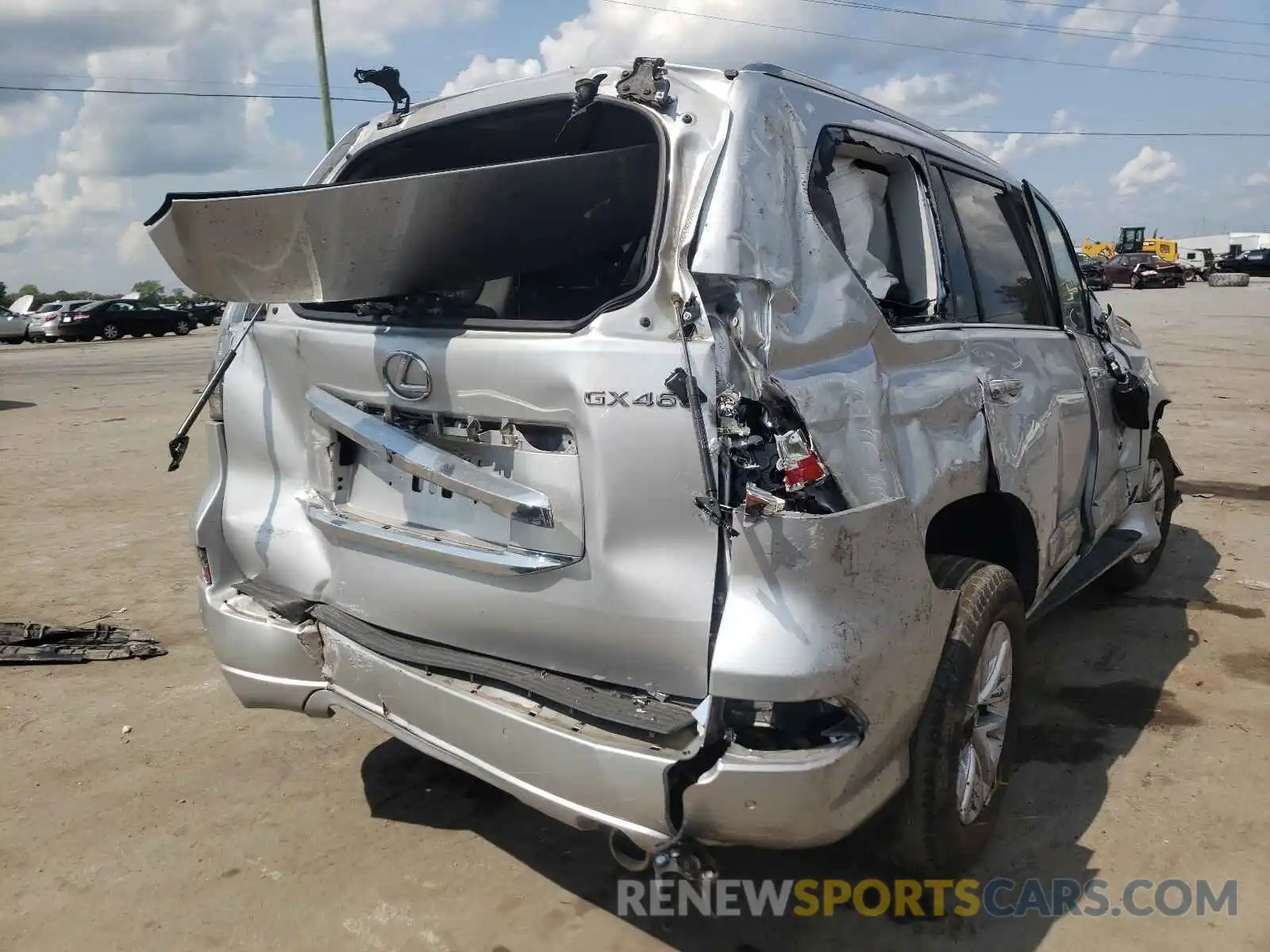 4 Фотография поврежденного автомобиля JTJBM7FX8K5219625 LEXUS GX 2019