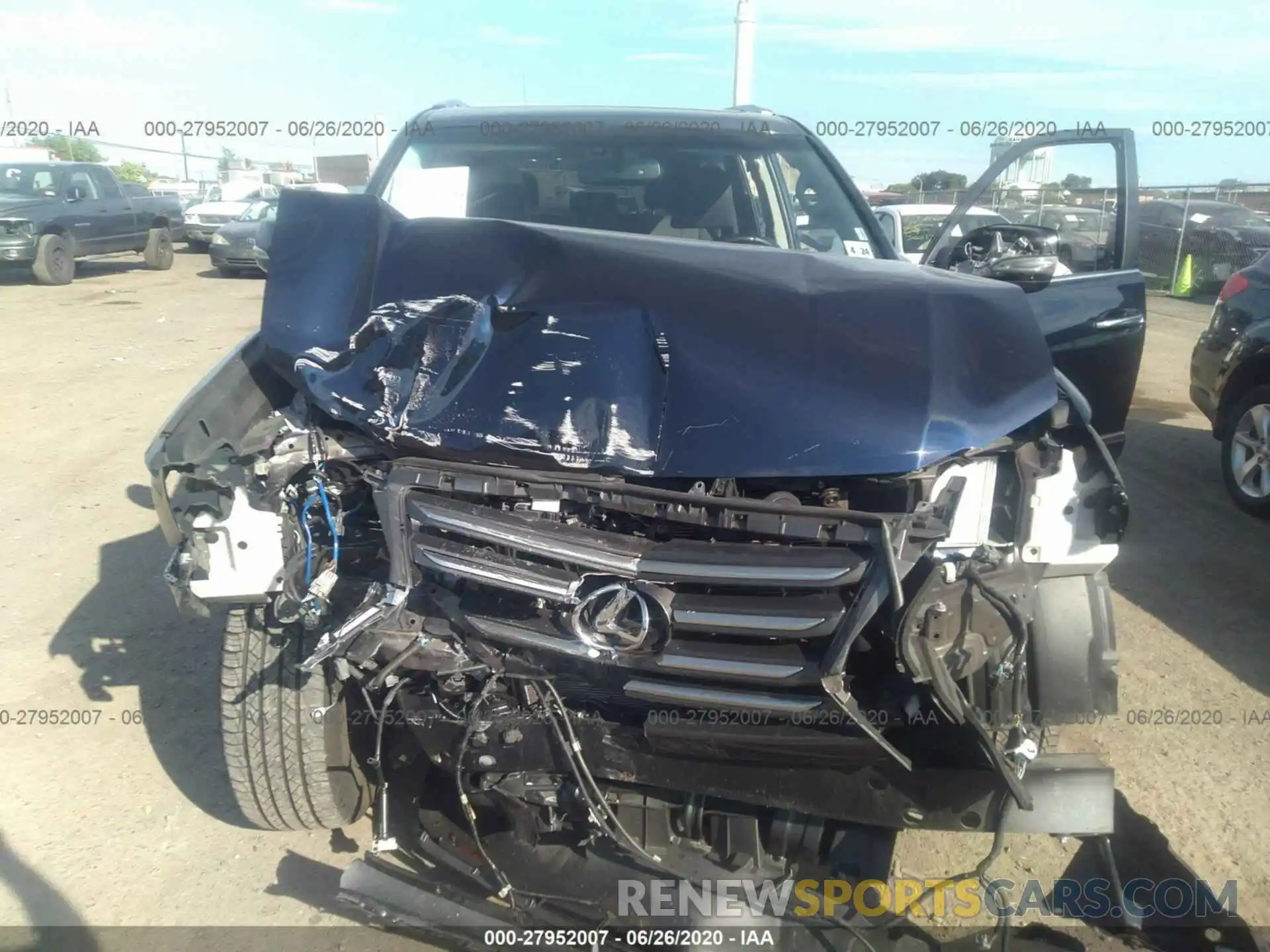 10 Photograph of a damaged car JTJBM7FX8K5219821 LEXUS GX 2019