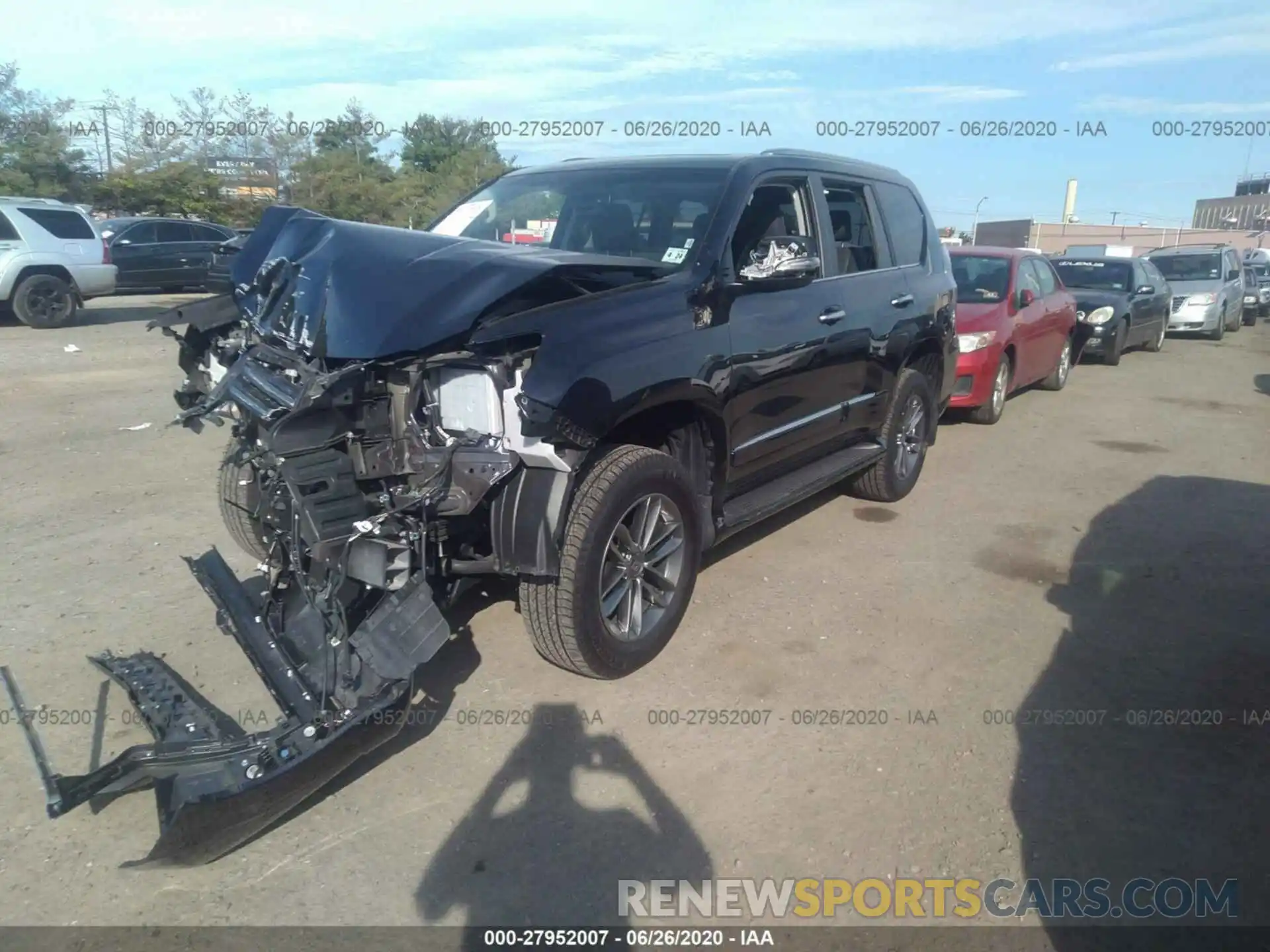 2 Photograph of a damaged car JTJBM7FX8K5219821 LEXUS GX 2019