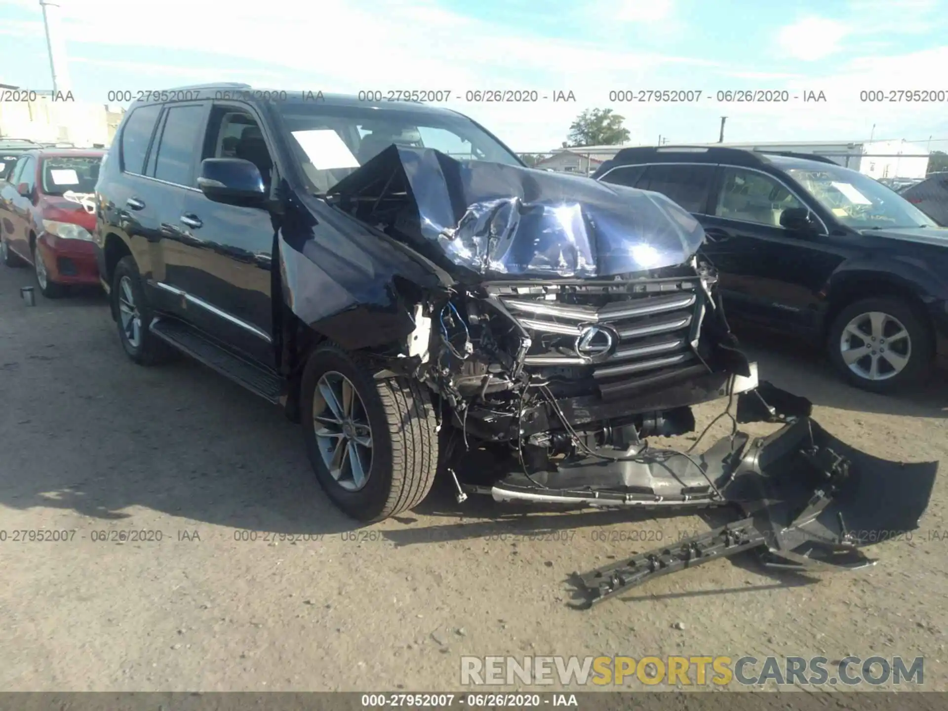 6 Photograph of a damaged car JTJBM7FX8K5219821 LEXUS GX 2019