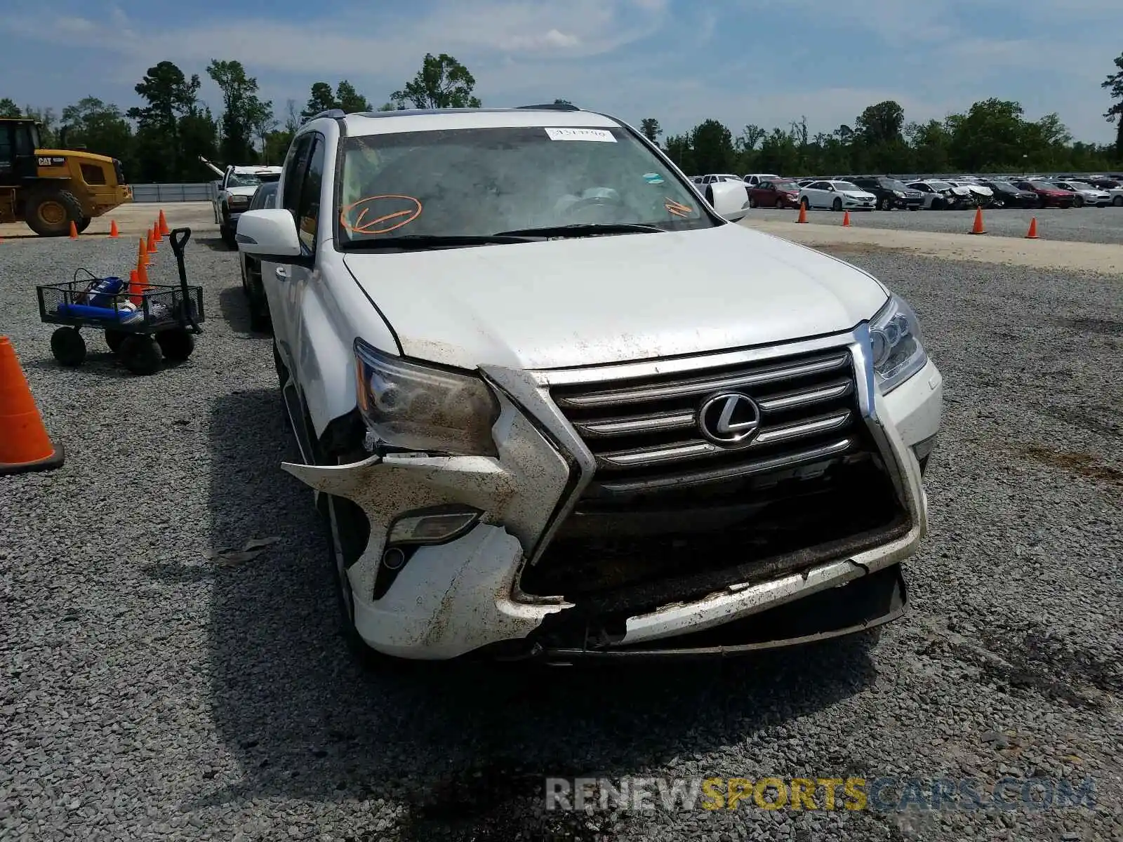 1 Photograph of a damaged car JTJBM7FX8K5219947 LEXUS GX 2019