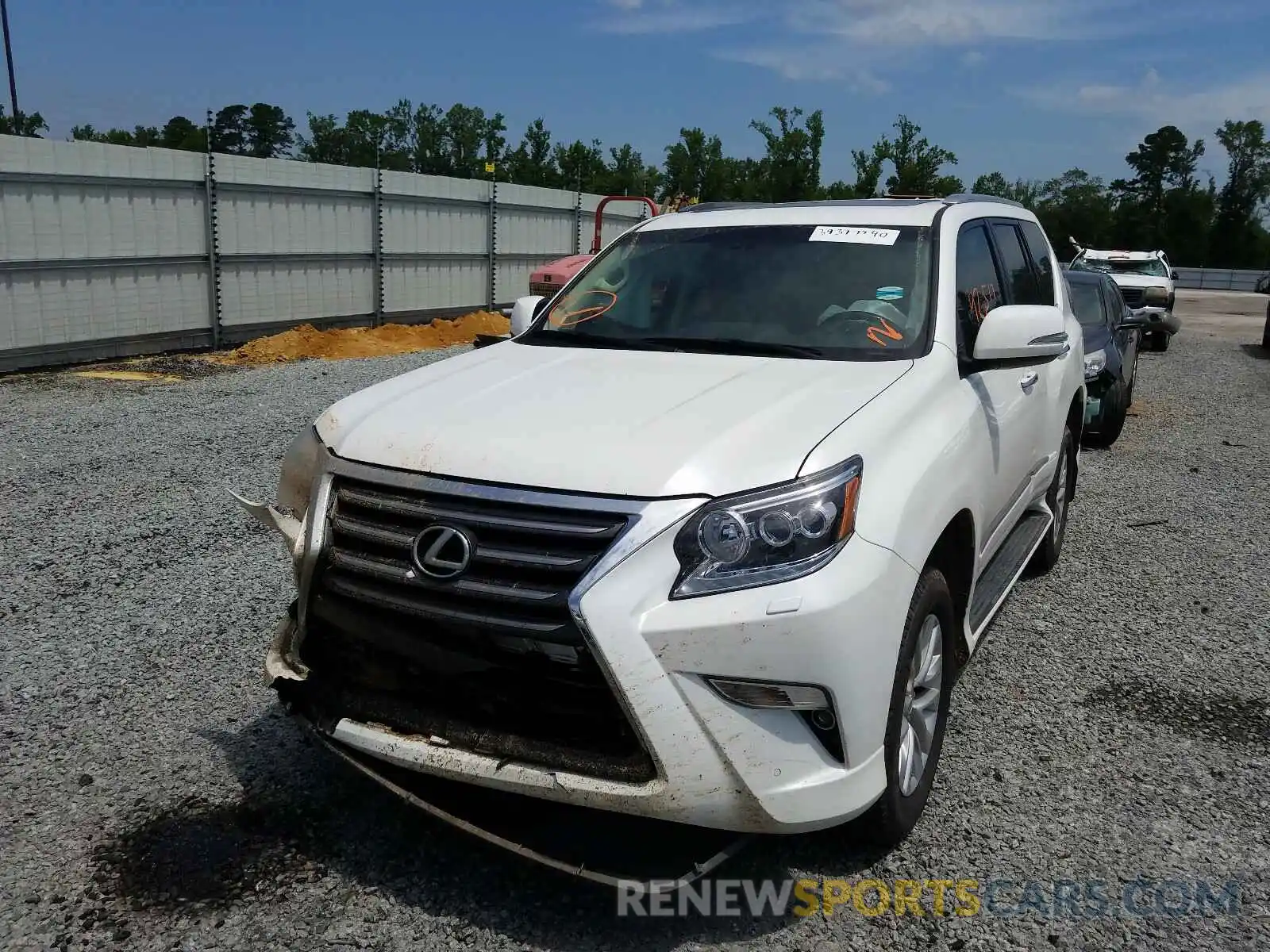 2 Photograph of a damaged car JTJBM7FX8K5219947 LEXUS GX 2019