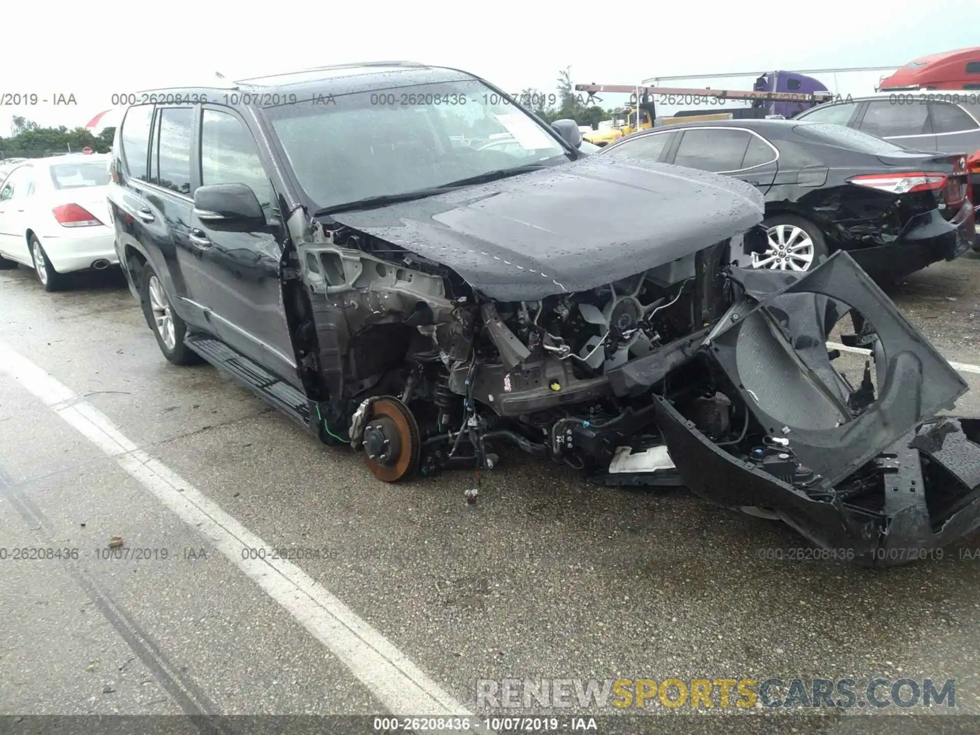 1 Photograph of a damaged car JTJBM7FX8K5220547 LEXUS GX 2019