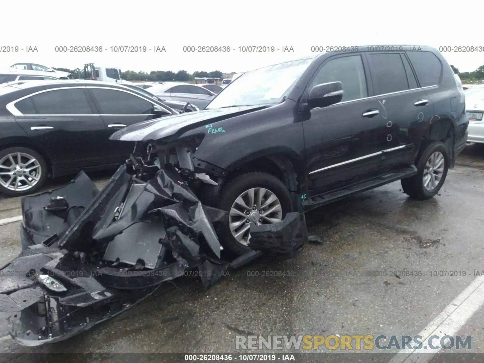 2 Photograph of a damaged car JTJBM7FX8K5220547 LEXUS GX 2019