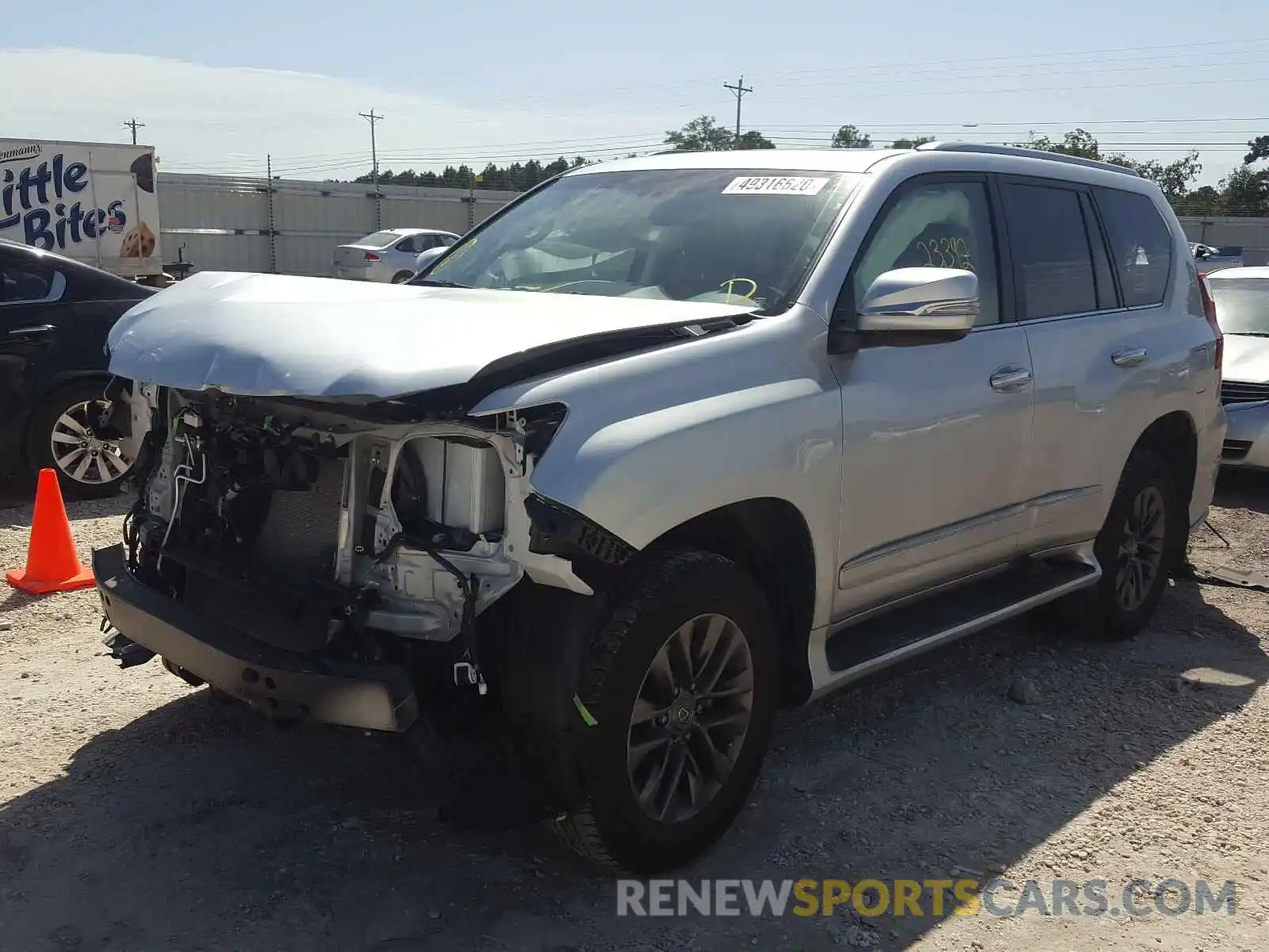 2 Photograph of a damaged car JTJBM7FX8K5222427 LEXUS GX 2019