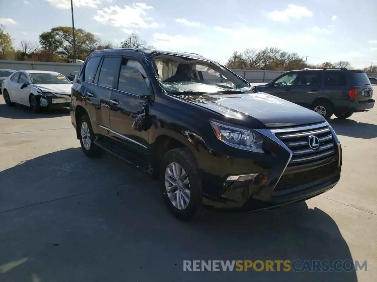 1 Photograph of a damaged car JTJBM7FX8K5222895 LEXUS GX 2019