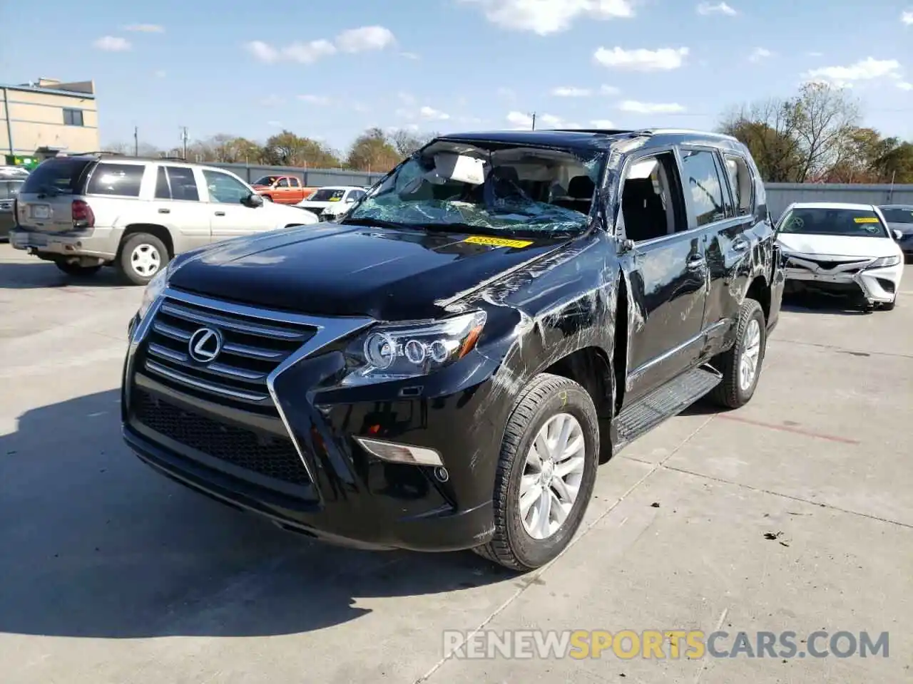 2 Photograph of a damaged car JTJBM7FX8K5222895 LEXUS GX 2019