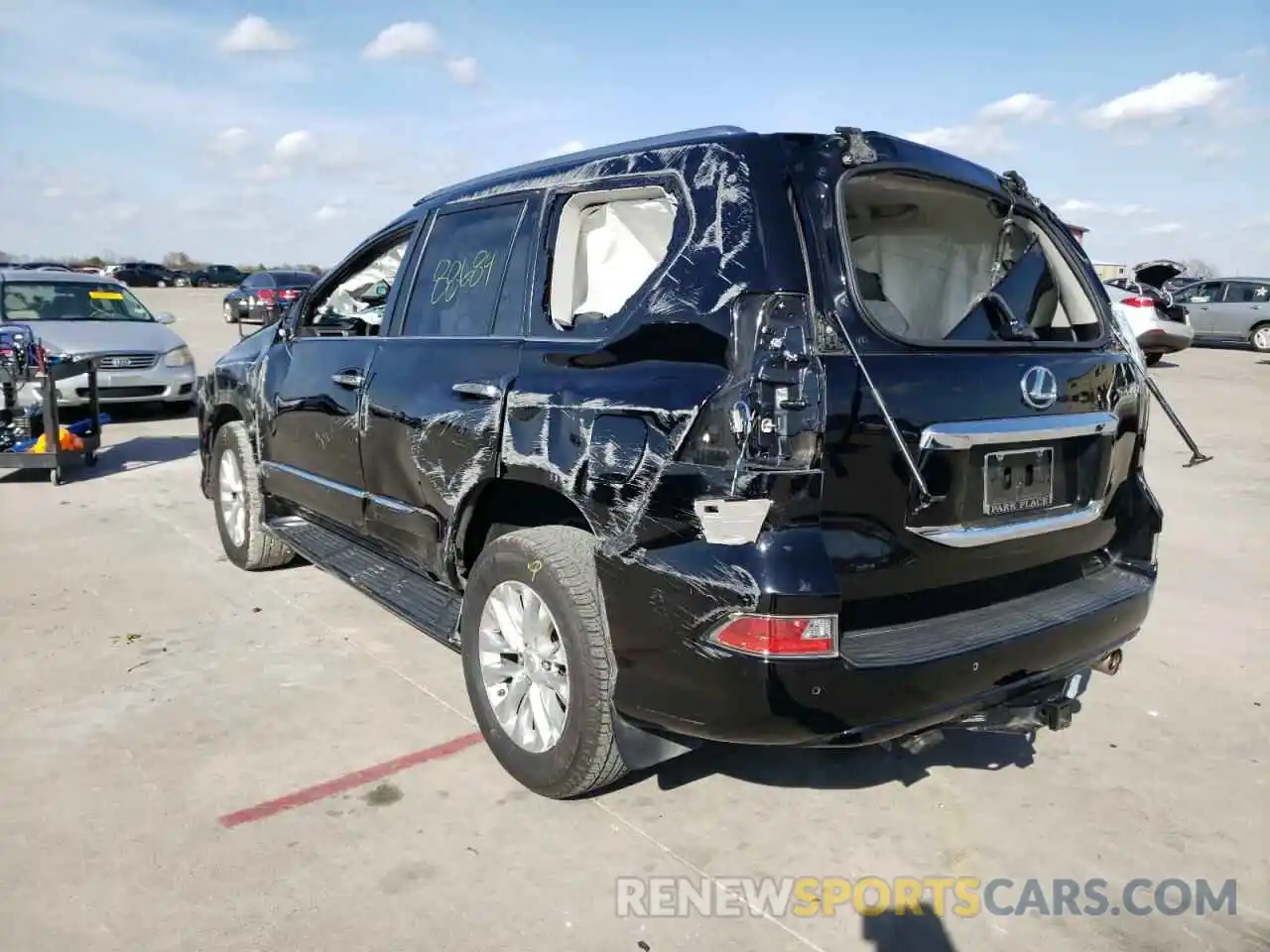 3 Photograph of a damaged car JTJBM7FX8K5222895 LEXUS GX 2019