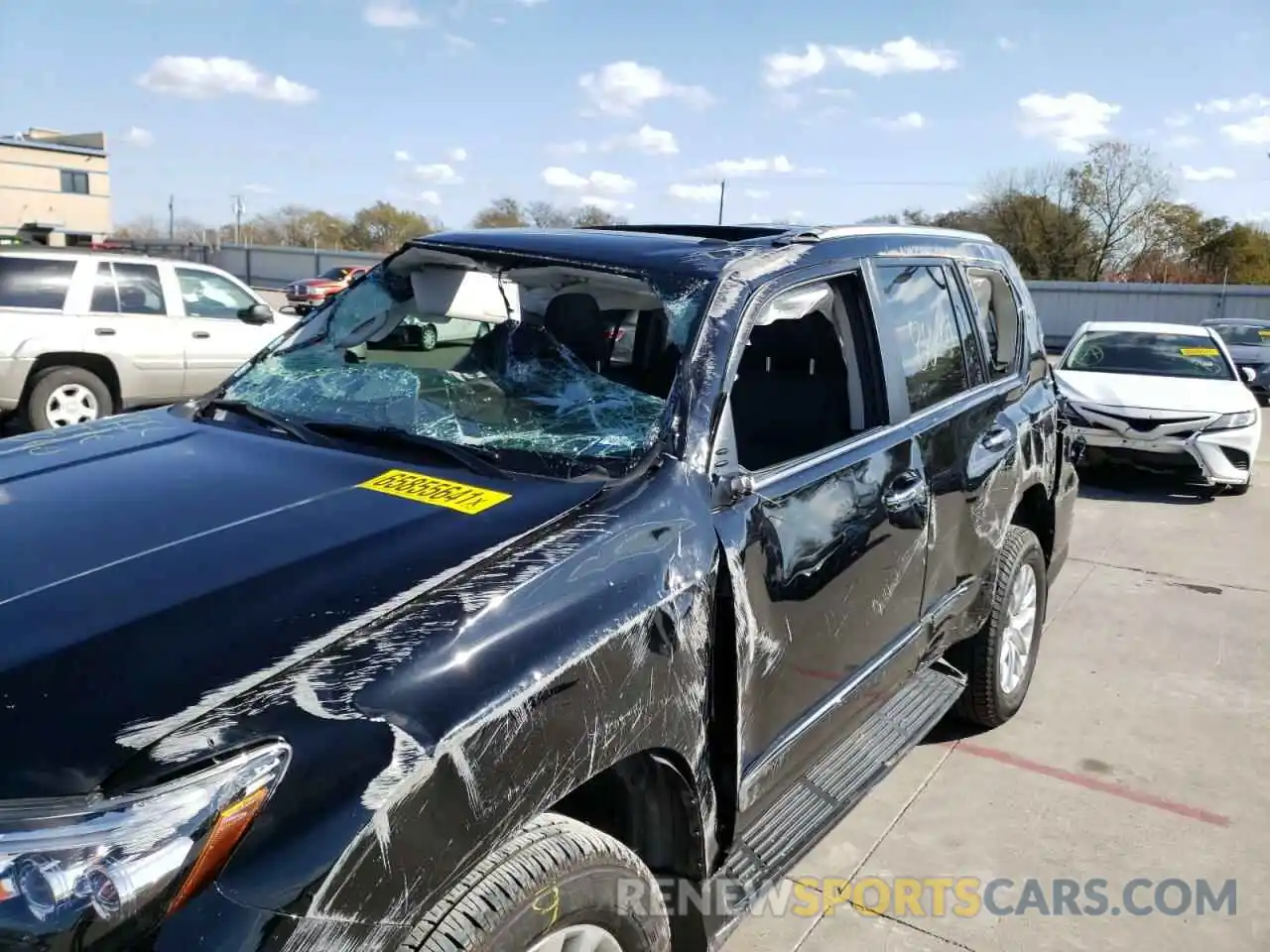 9 Photograph of a damaged car JTJBM7FX8K5222895 LEXUS GX 2019