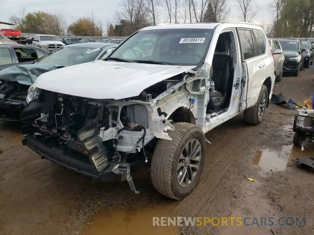 2 Photograph of a damaged car JTJBM7FX8K5223447 LEXUS GX 2019