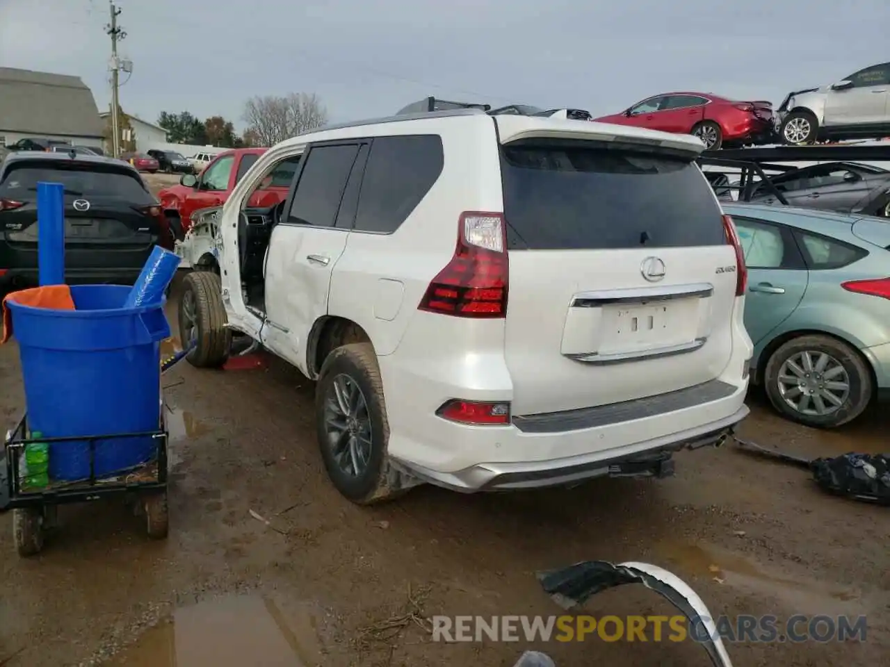 3 Photograph of a damaged car JTJBM7FX8K5223447 LEXUS GX 2019