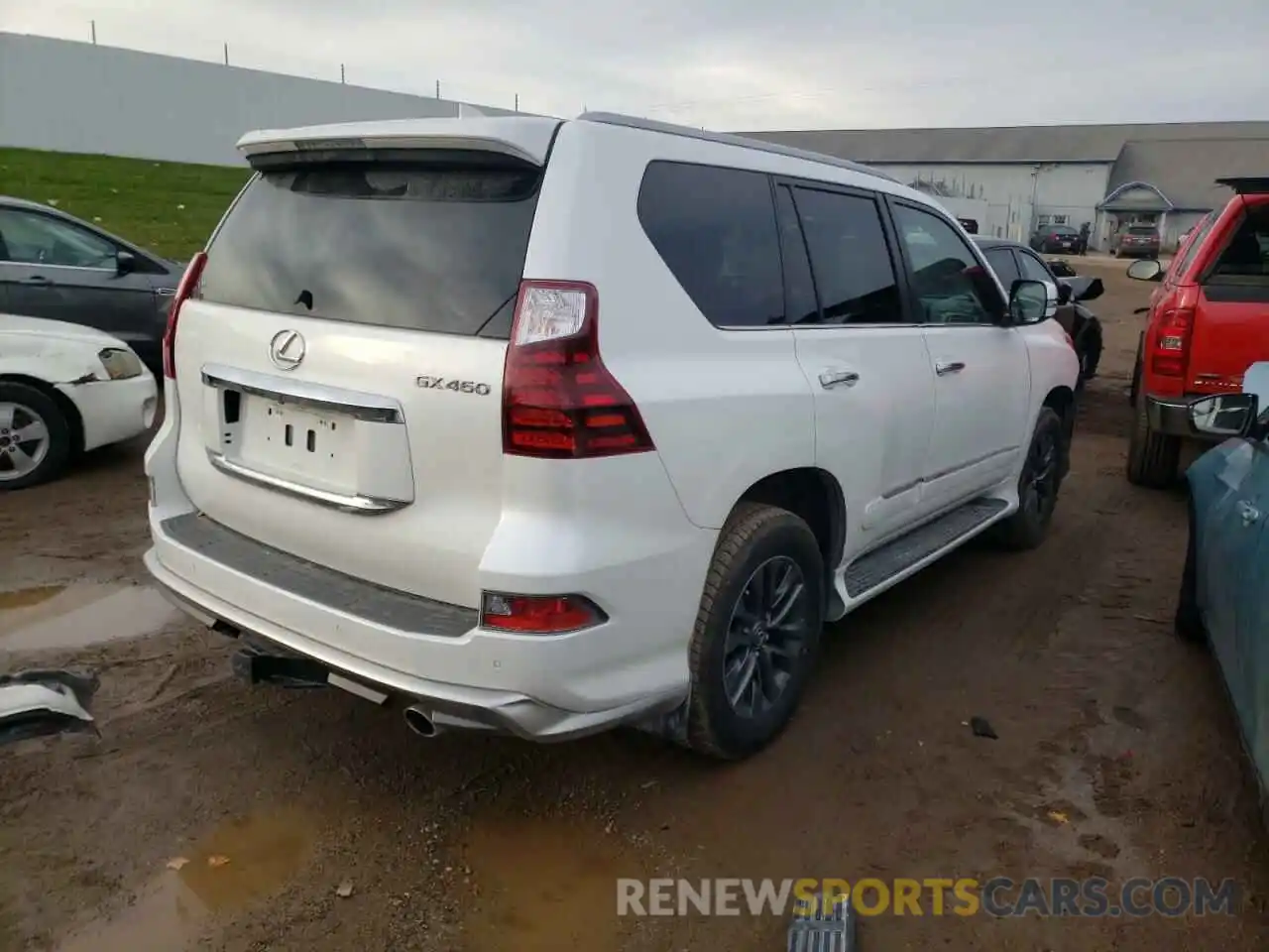 4 Фотография поврежденного автомобиля JTJBM7FX8K5223447 LEXUS GX 2019