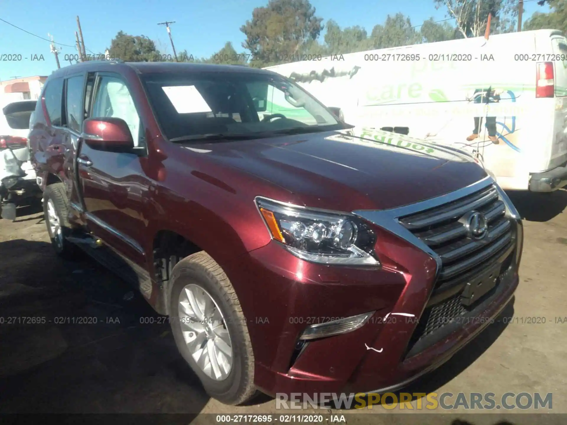 1 Photograph of a damaged car JTJBM7FX8K5223724 LEXUS GX 2019