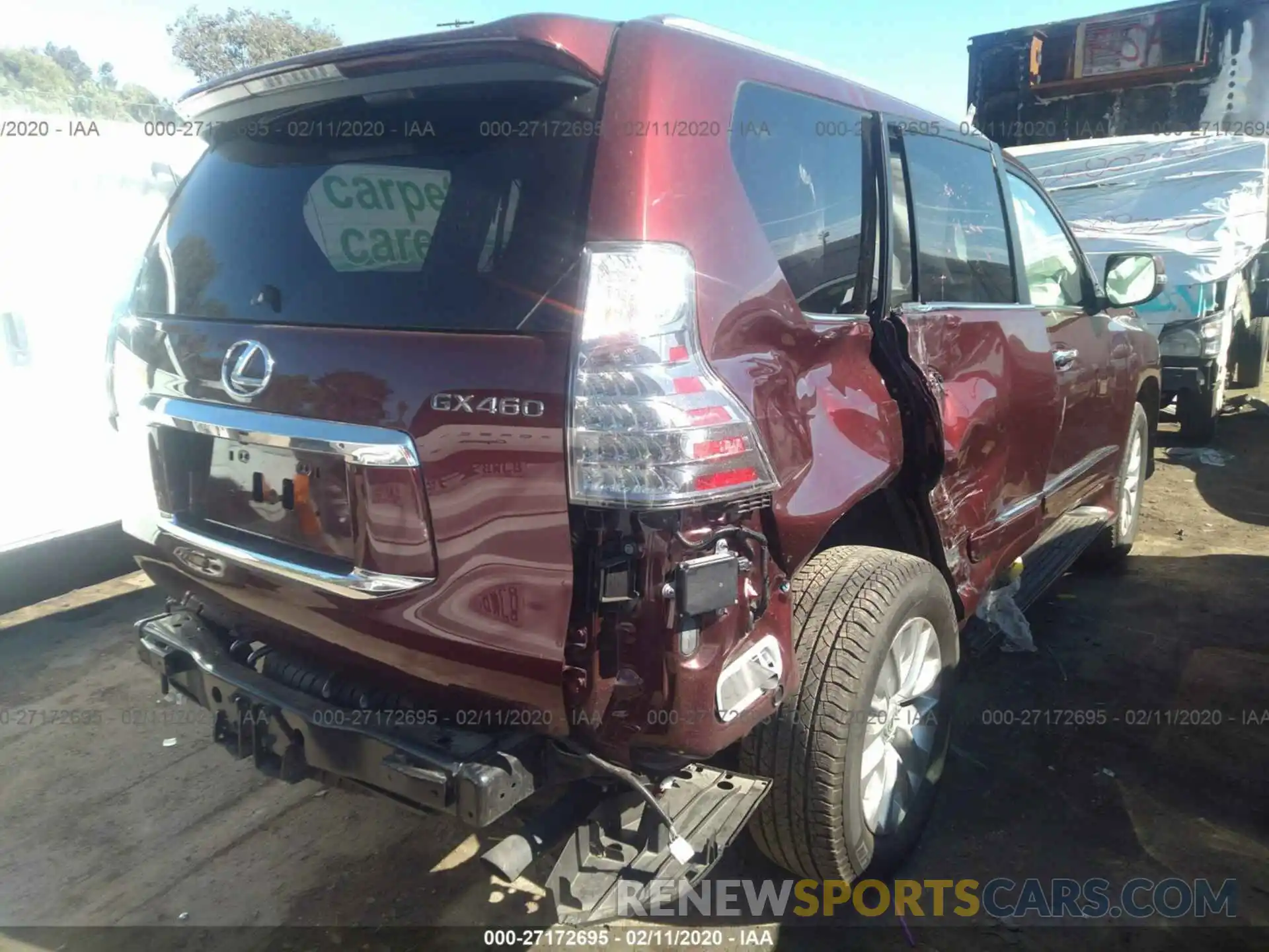 4 Photograph of a damaged car JTJBM7FX8K5223724 LEXUS GX 2019