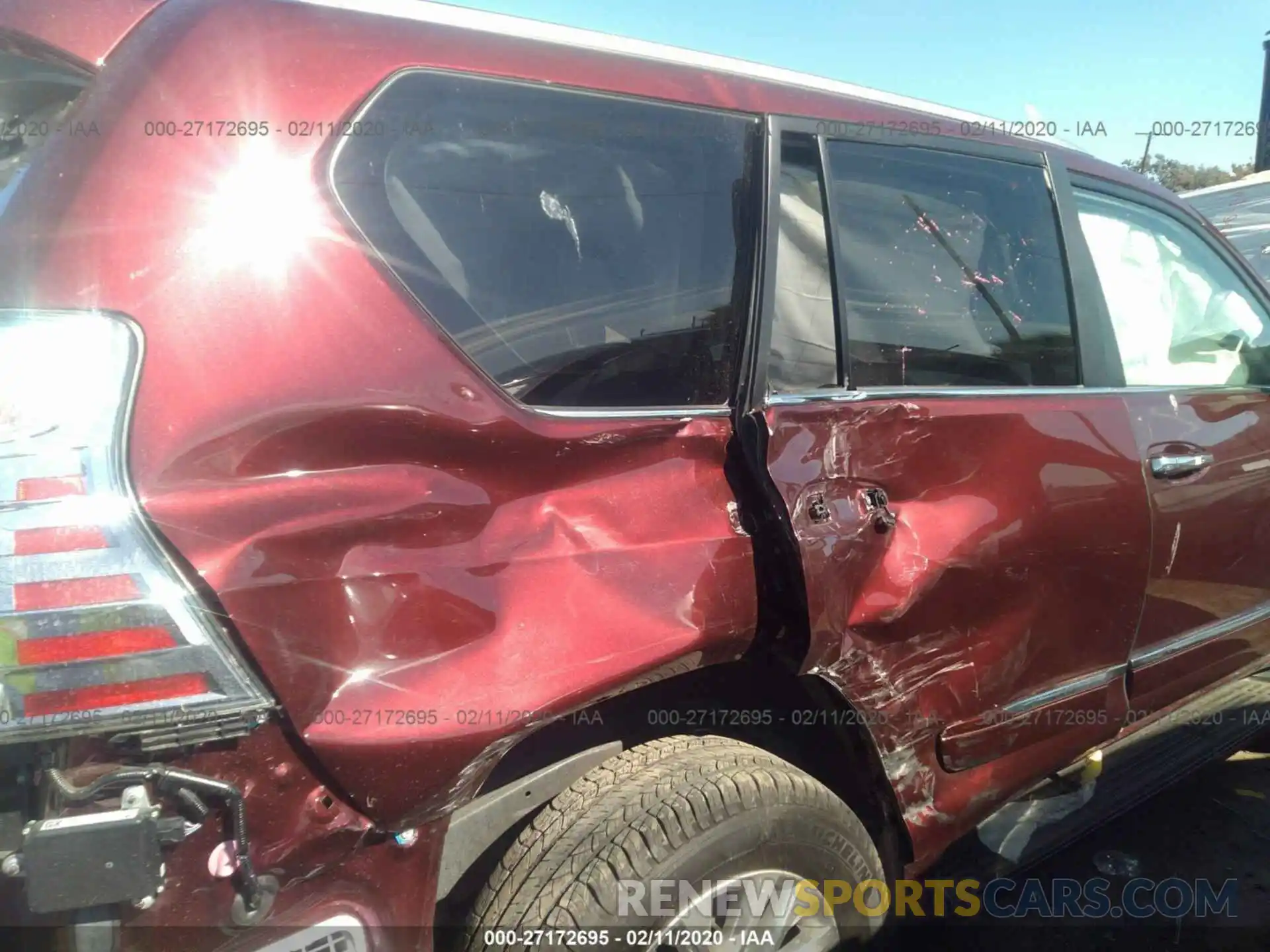 6 Photograph of a damaged car JTJBM7FX8K5223724 LEXUS GX 2019