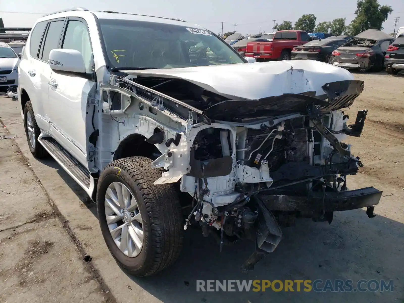 1 Photograph of a damaged car JTJBM7FX8K5225411 LEXUS GX 2019