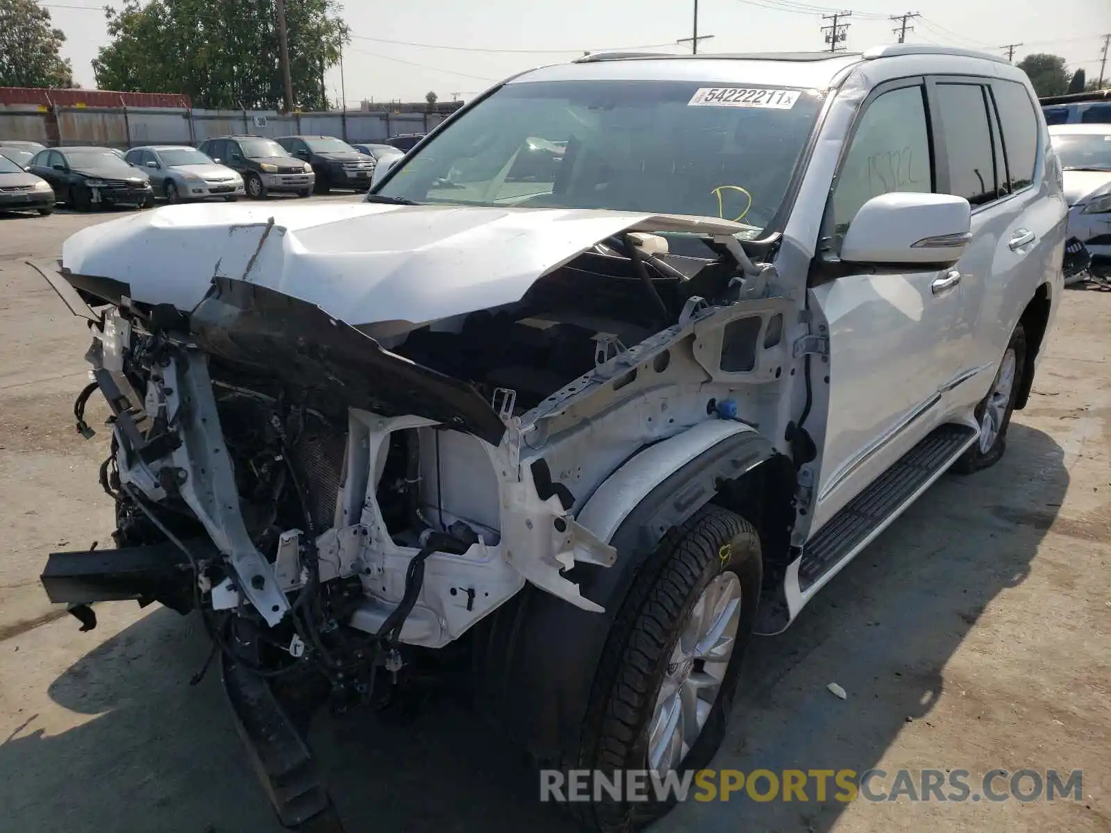 2 Photograph of a damaged car JTJBM7FX8K5225411 LEXUS GX 2019