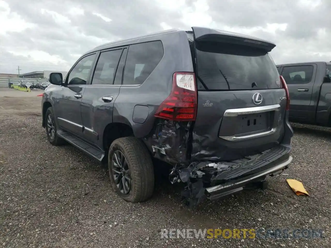 3 Photograph of a damaged car JTJBM7FX8K5227403 LEXUS GX 2019