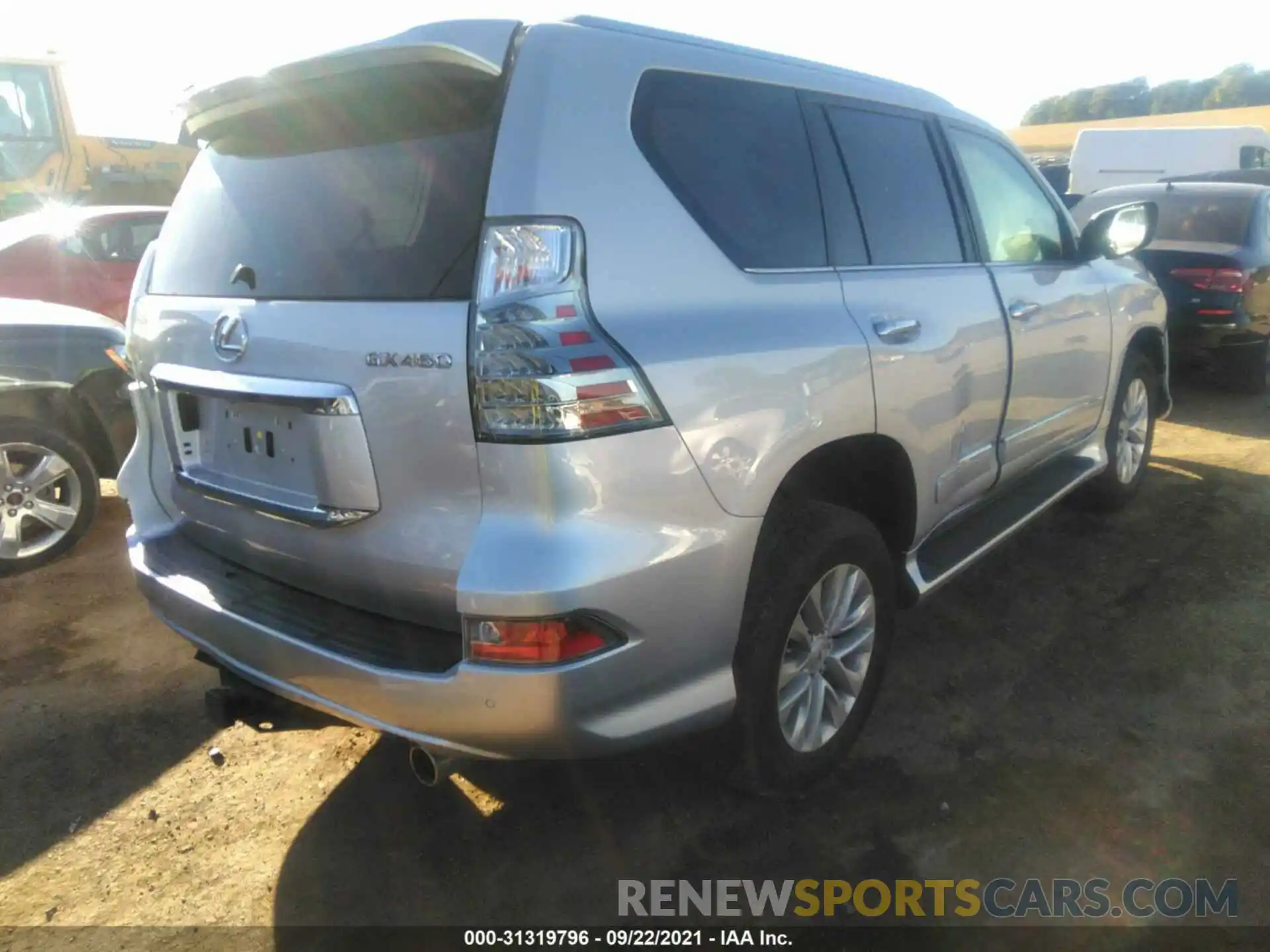 4 Фотография поврежденного автомобиля JTJBM7FX8K5233850 LEXUS GX 2019