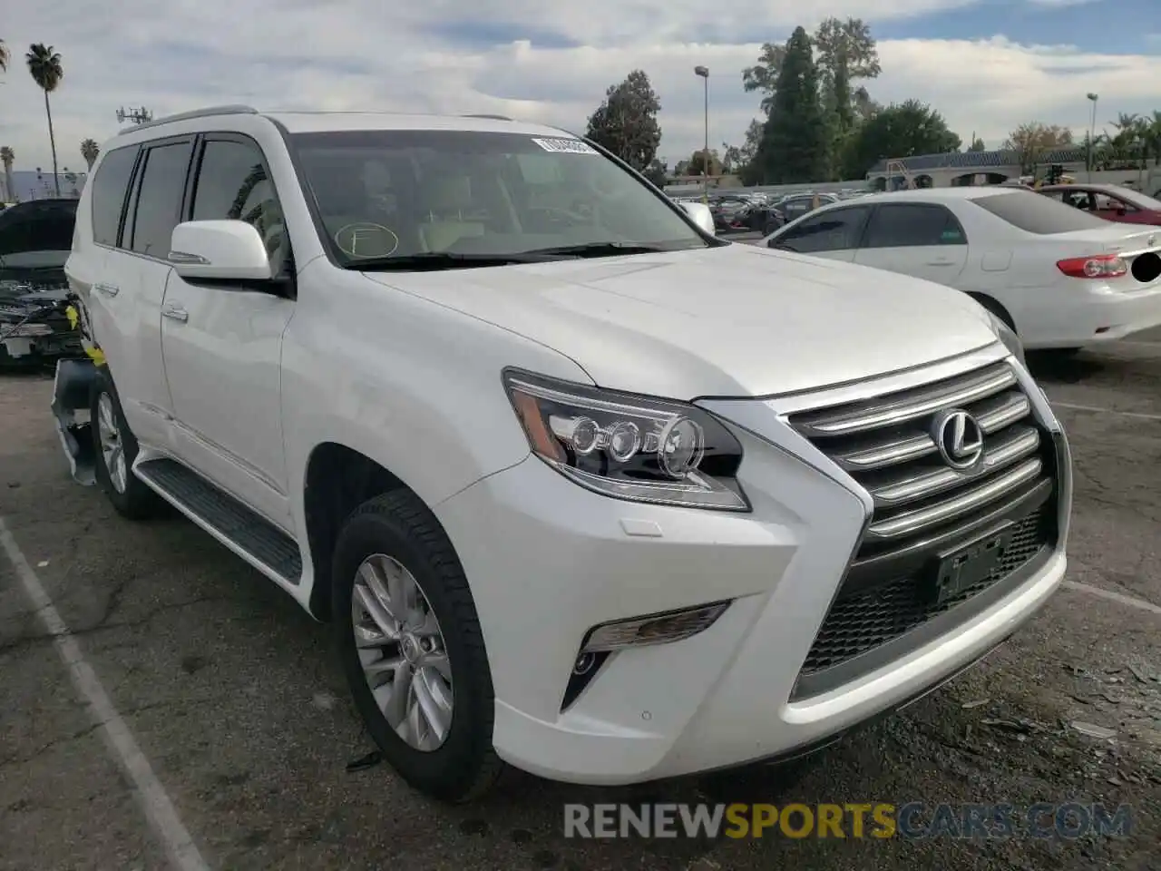 1 Photograph of a damaged car JTJBM7FX8K5238255 LEXUS GX 2019