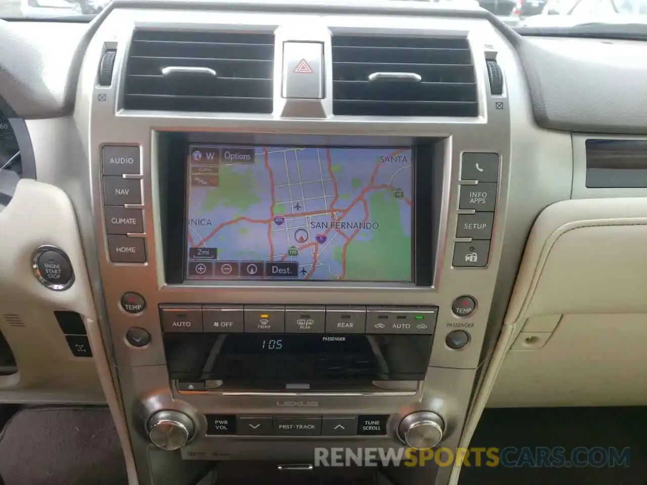 9 Фотография поврежденного автомобиля JTJBM7FX8K5238255 LEXUS GX 2019