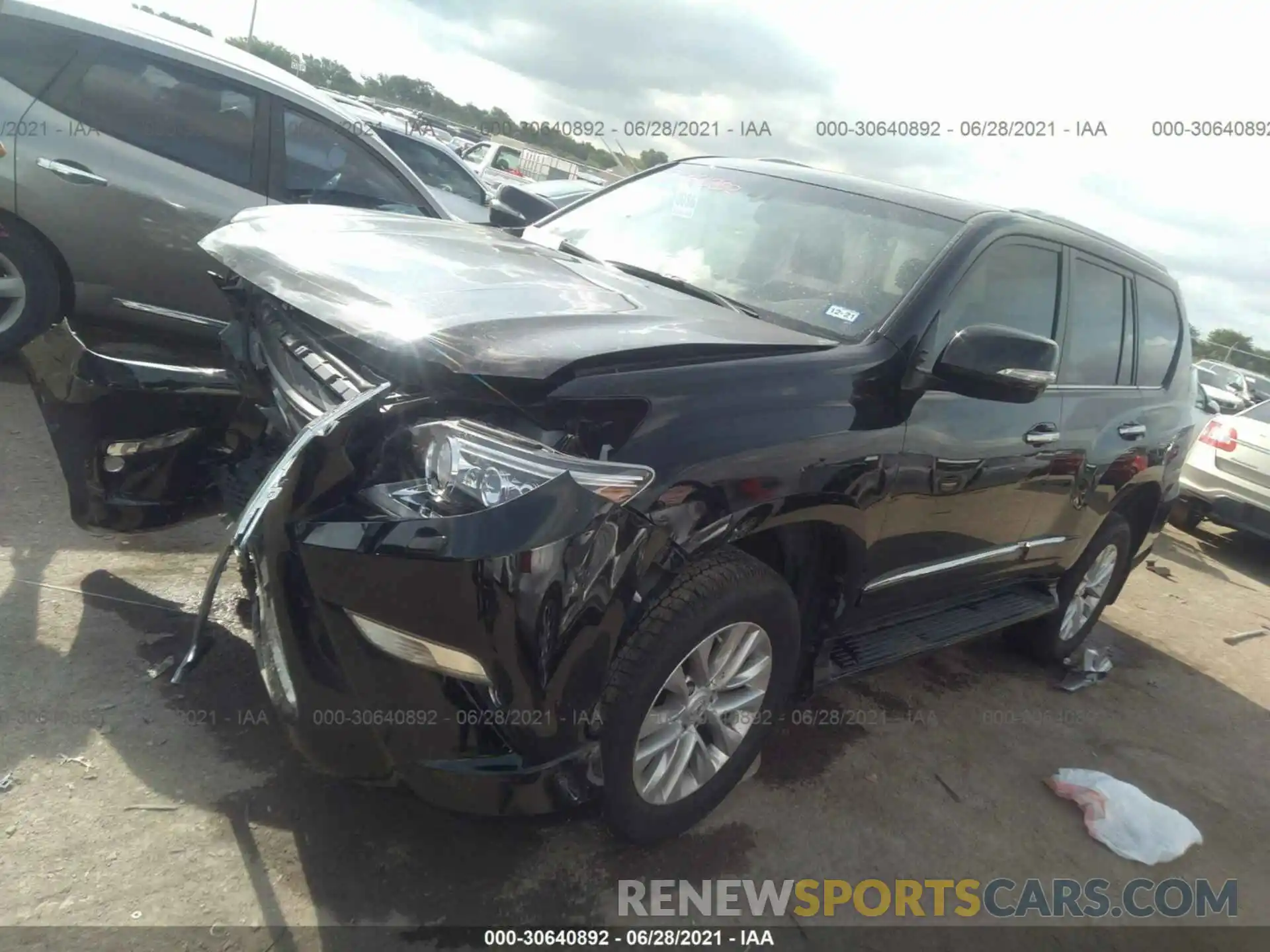 2 Photograph of a damaged car JTJBM7FX8K5240247 LEXUS GX 2019