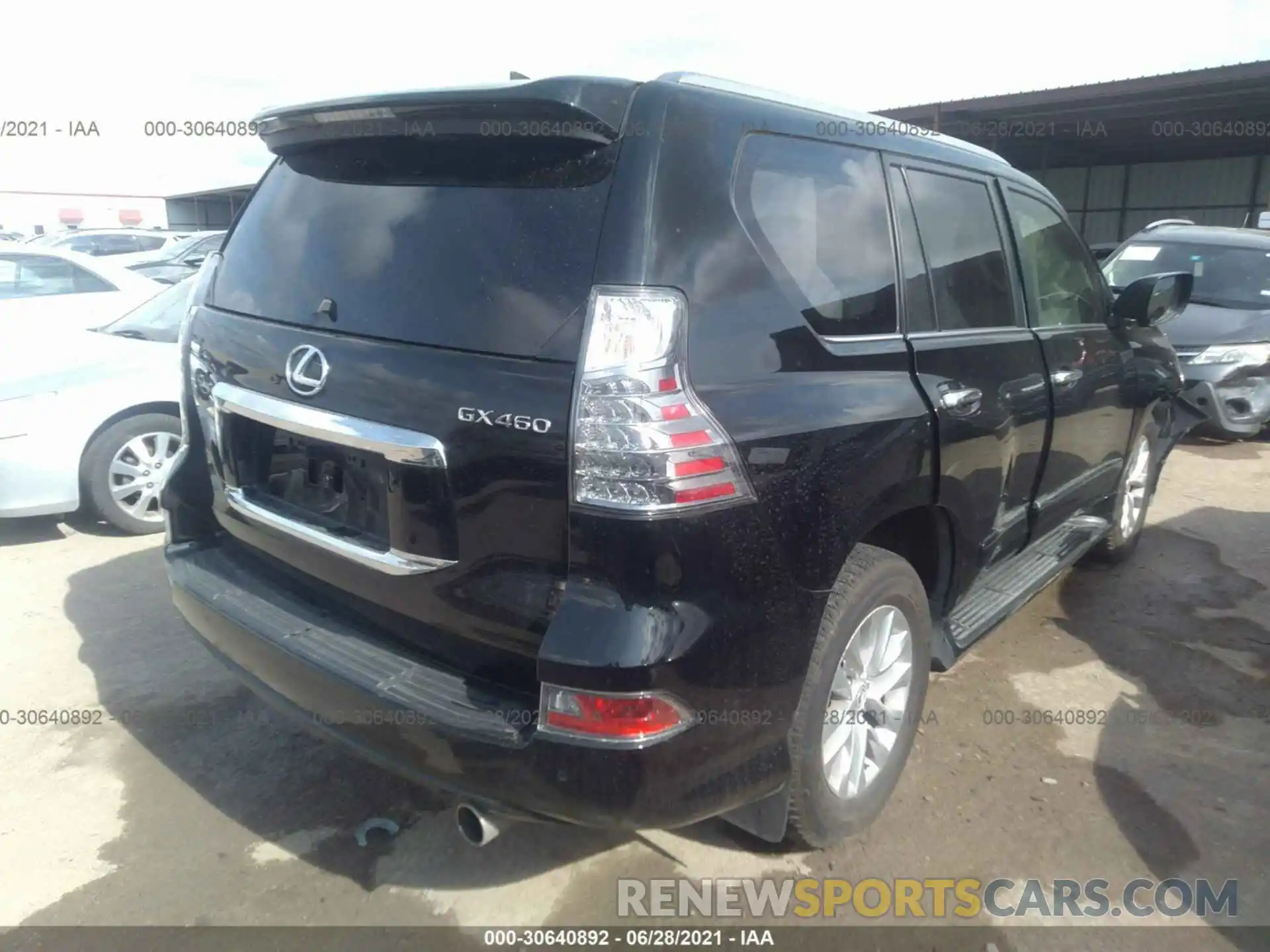 4 Фотография поврежденного автомобиля JTJBM7FX8K5240247 LEXUS GX 2019