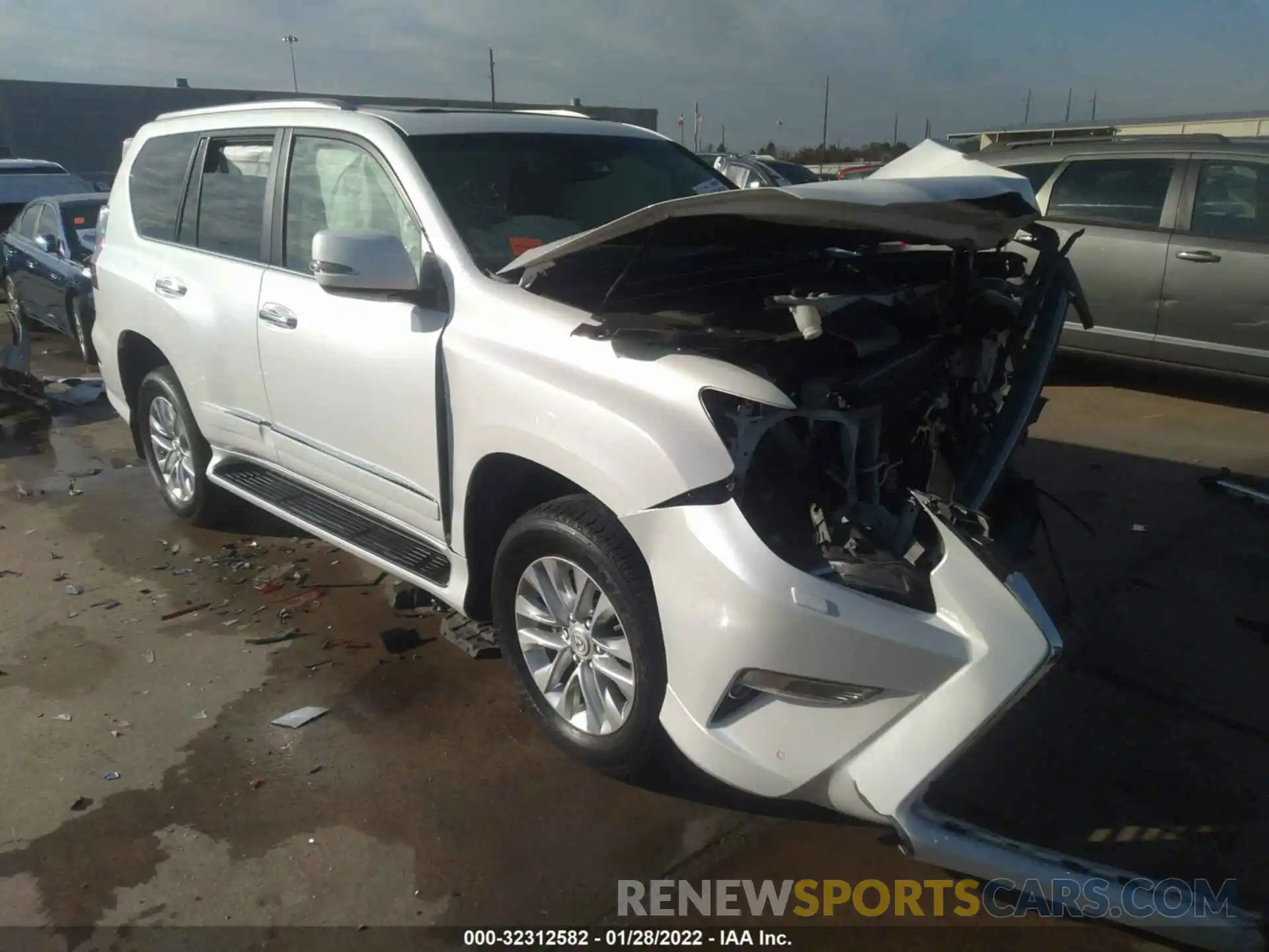 1 Photograph of a damaged car JTJBM7FX9K5215180 LEXUS GX 2019