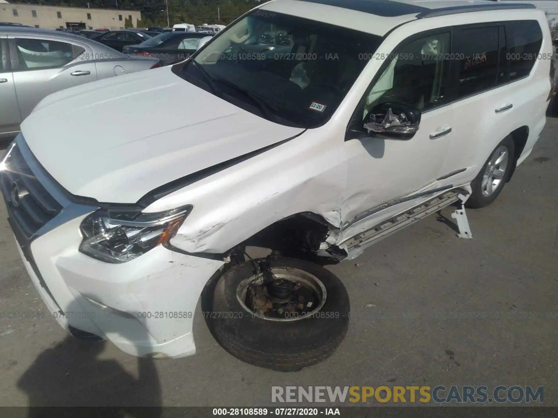 6 Photograph of a damaged car JTJBM7FX9K5215602 LEXUS GX 2019