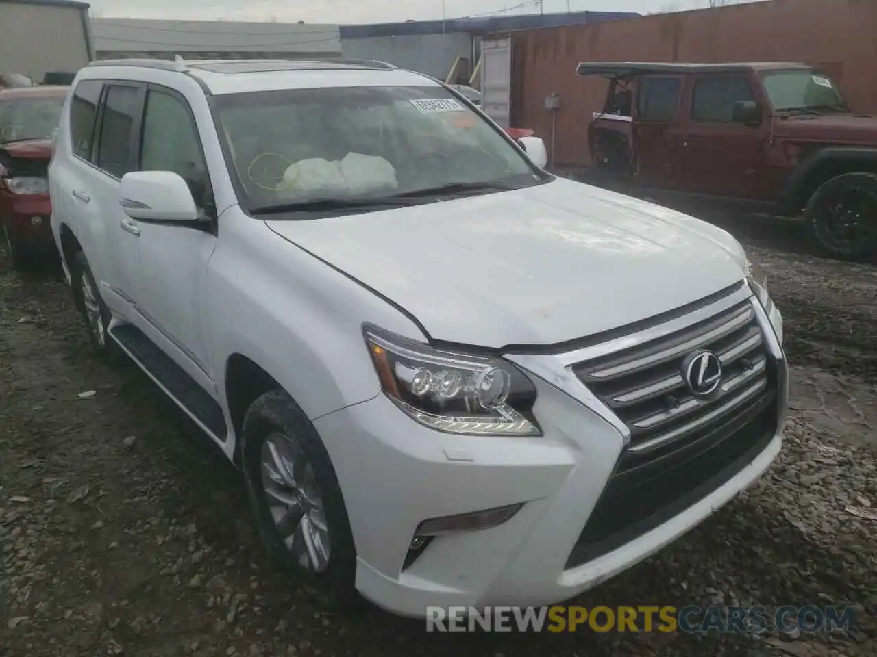 1 Photograph of a damaged car JTJBM7FX9K5215762 LEXUS GX 2019