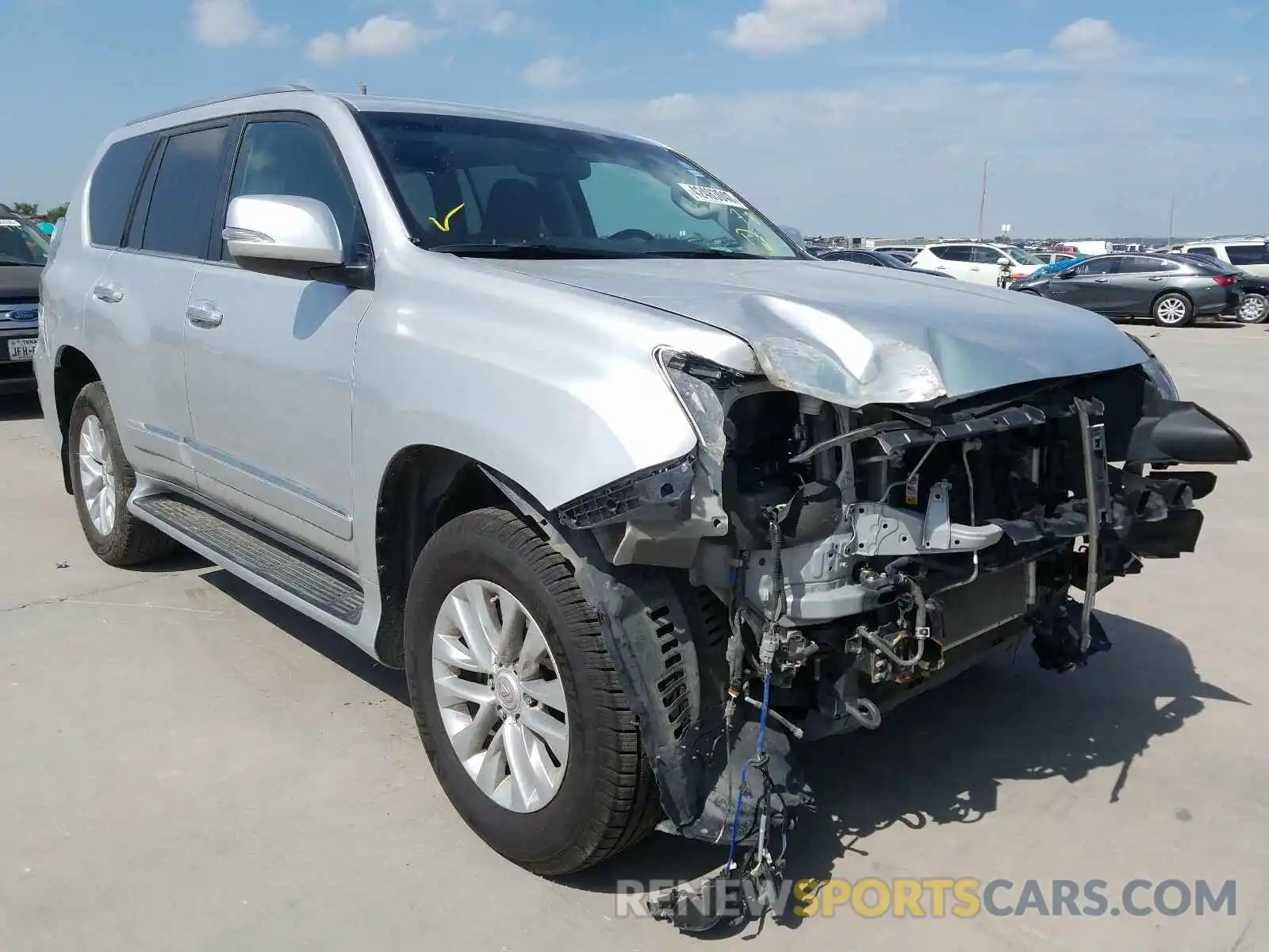 1 Photograph of a damaged car JTJBM7FX9K5216717 LEXUS GX 2019