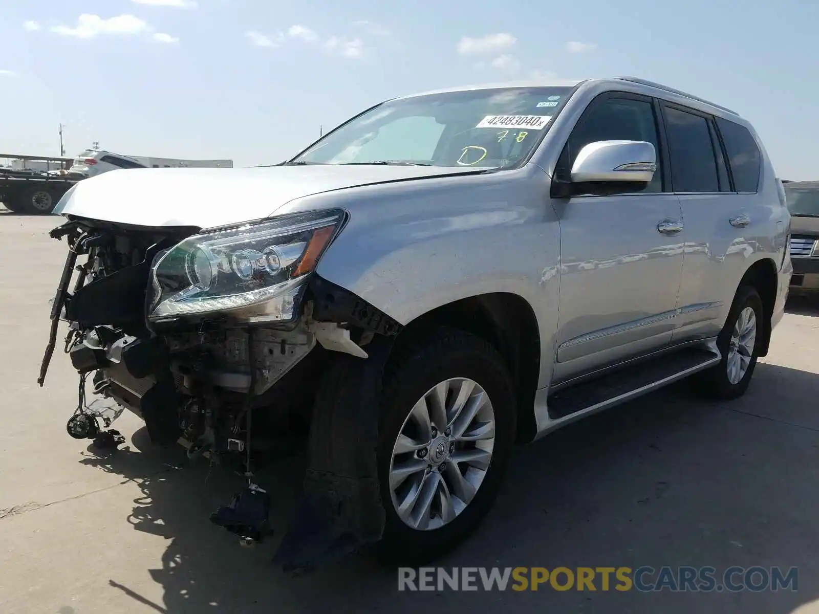 2 Photograph of a damaged car JTJBM7FX9K5216717 LEXUS GX 2019