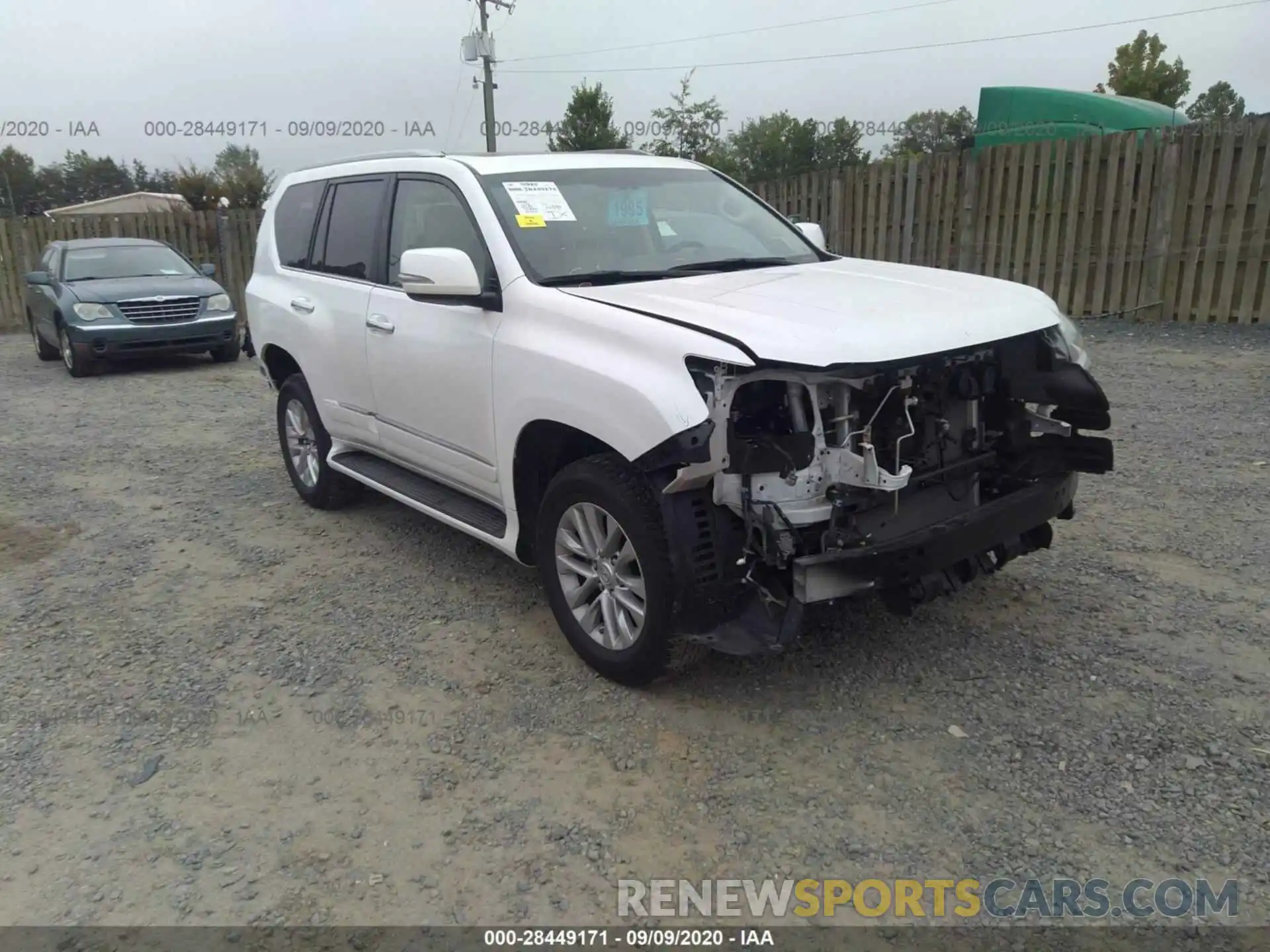 1 Photograph of a damaged car JTJBM7FX9K5217799 LEXUS GX 2019