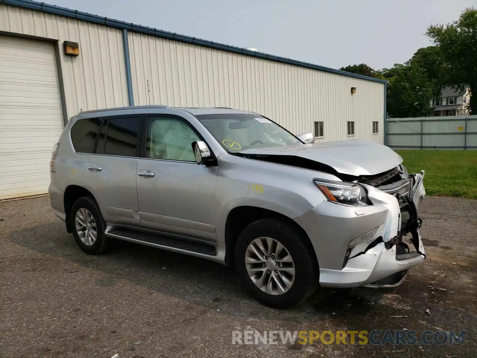 1 Photograph of a damaged car JTJBM7FX9K5218094 LEXUS GX 2019